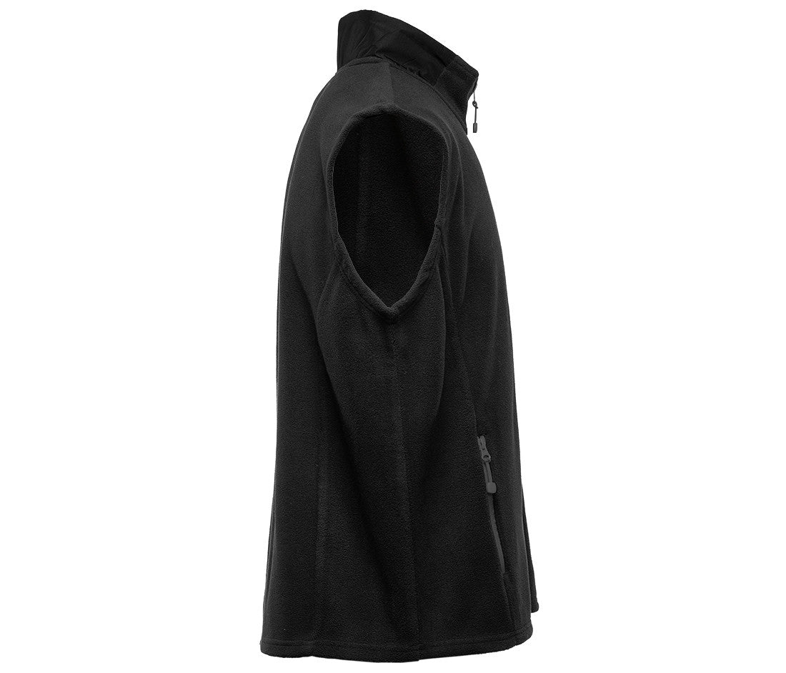 Bodywarmer Polaire Contrasté - Black