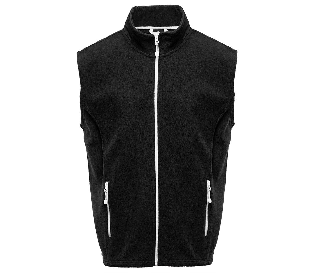 Bodywarmer Polaire Contrasté - Black / White