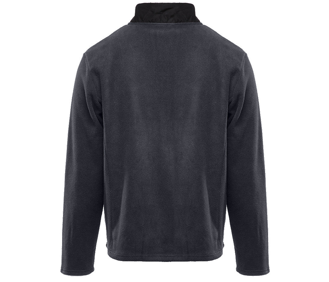 Polaire Col Zippé Contrasté - Grey