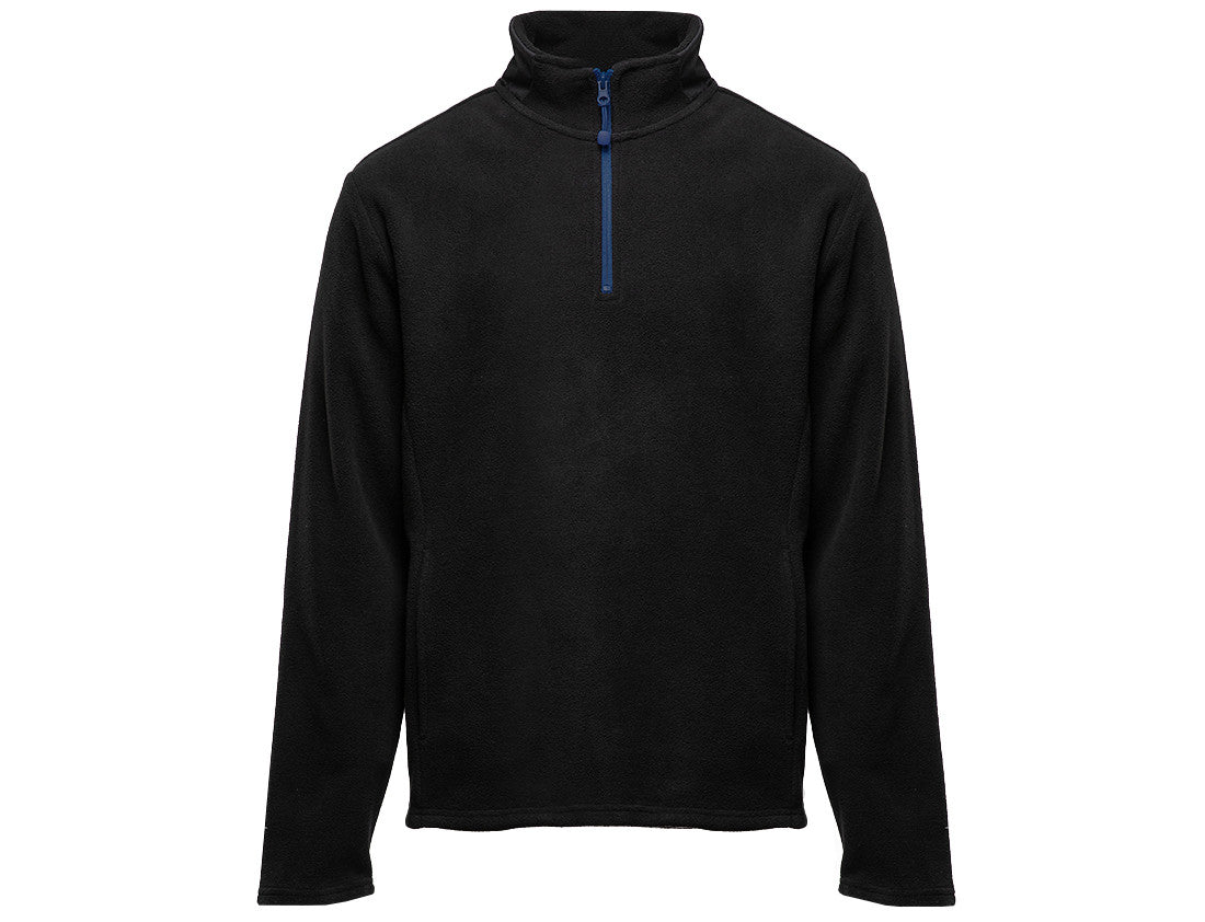 Polaire Col Zippé Contrasté - Black/royal