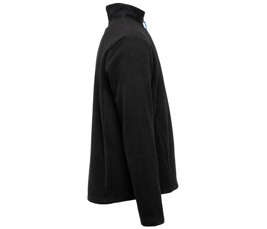 Polaire Col Zippé Contrasté - Black/royal