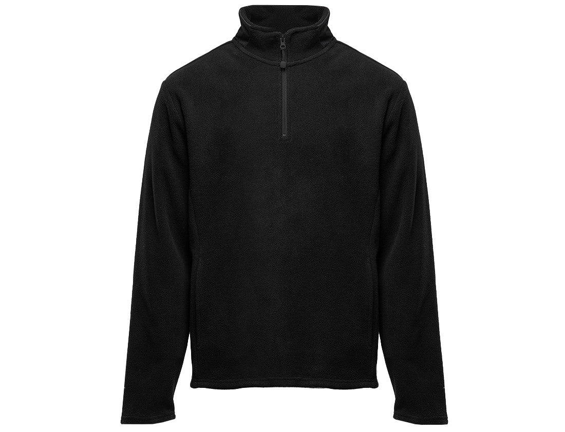 Polaire Col Zippé Contrasté - Black