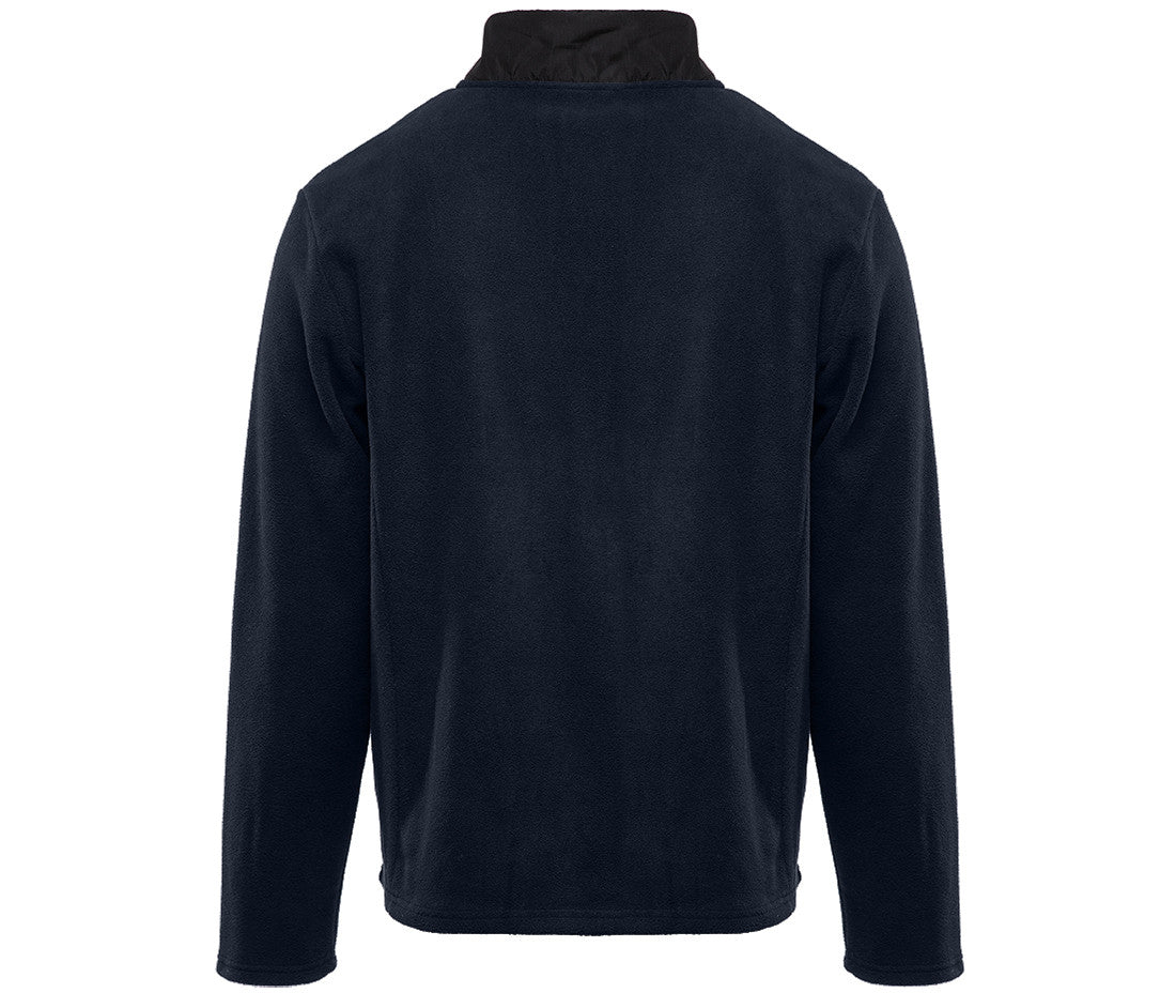 Polaire Col Zippé Contrasté - Navy/navy