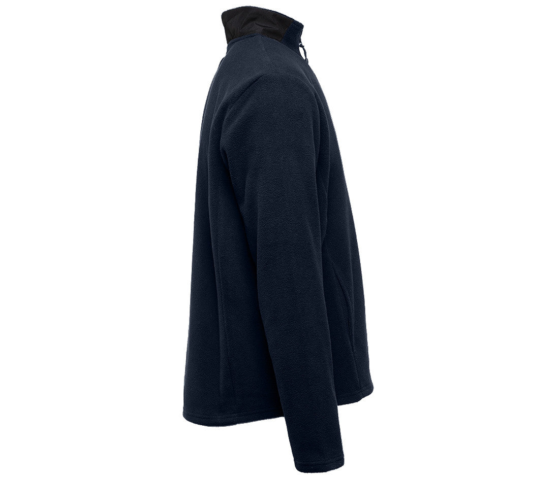 Polaire Col Zippé Contrasté - Navy/navy