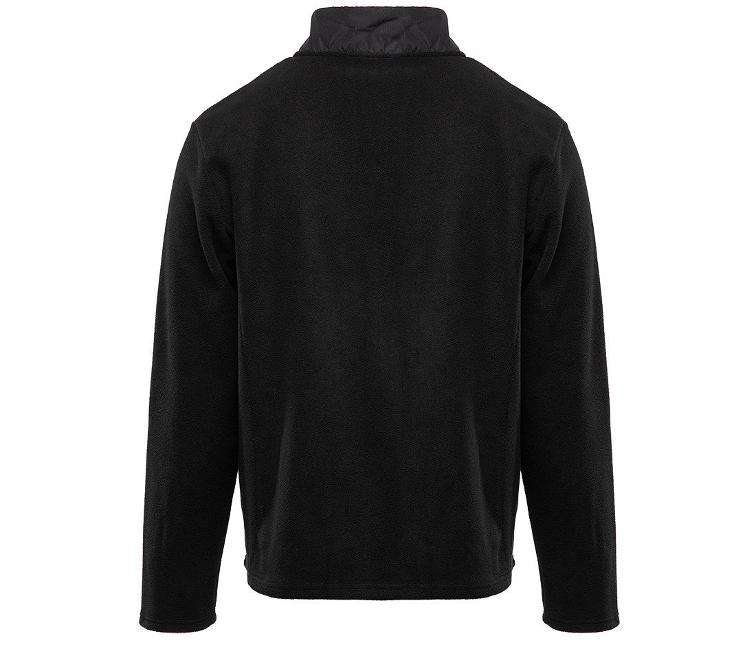 Polaire Col Zippé Contrasté - Black/orange