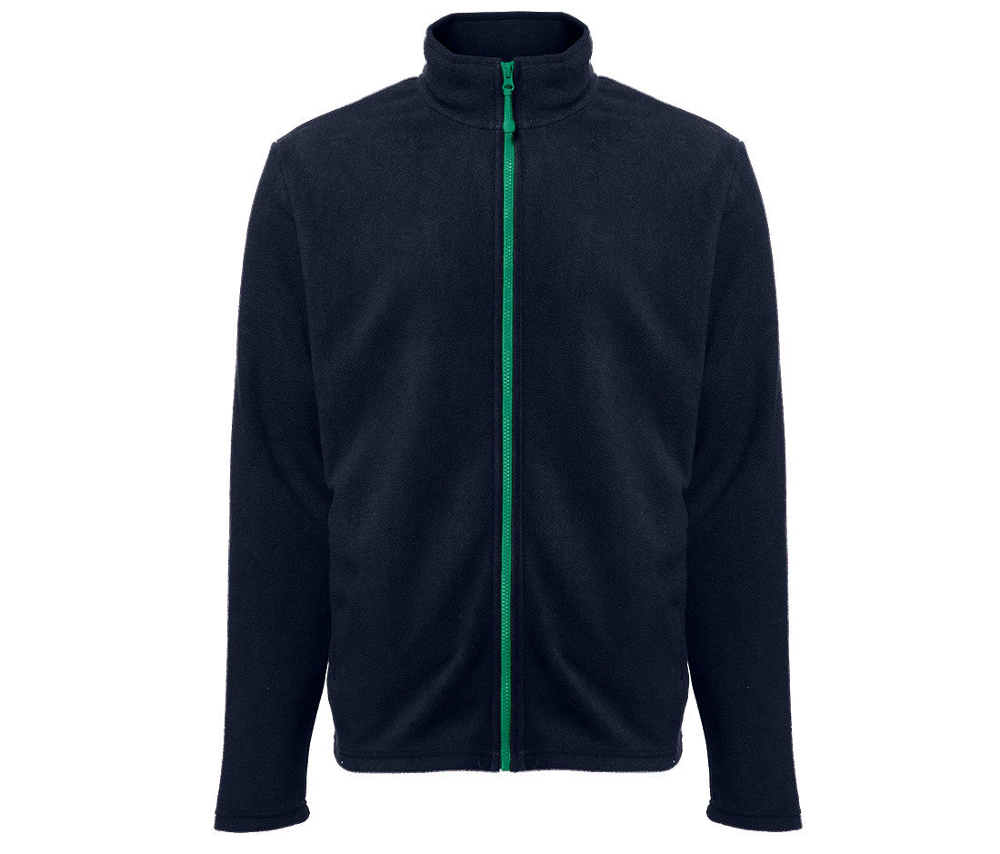 Veste Polaire Homme Zippée - Navy / Kelly Green