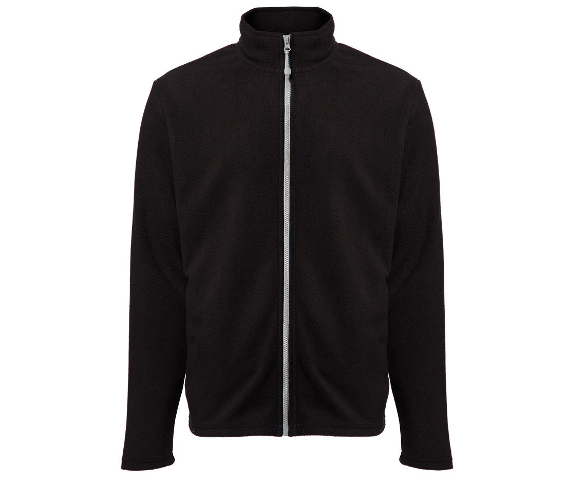 Veste Polaire Homme Zippée - Black / Silver