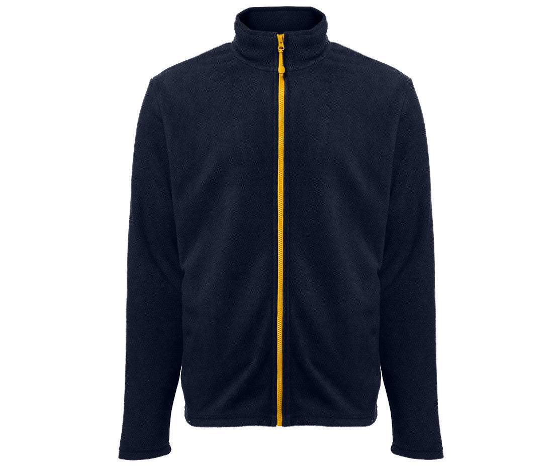 Veste Polaire Homme Zippée - Navy / Gold