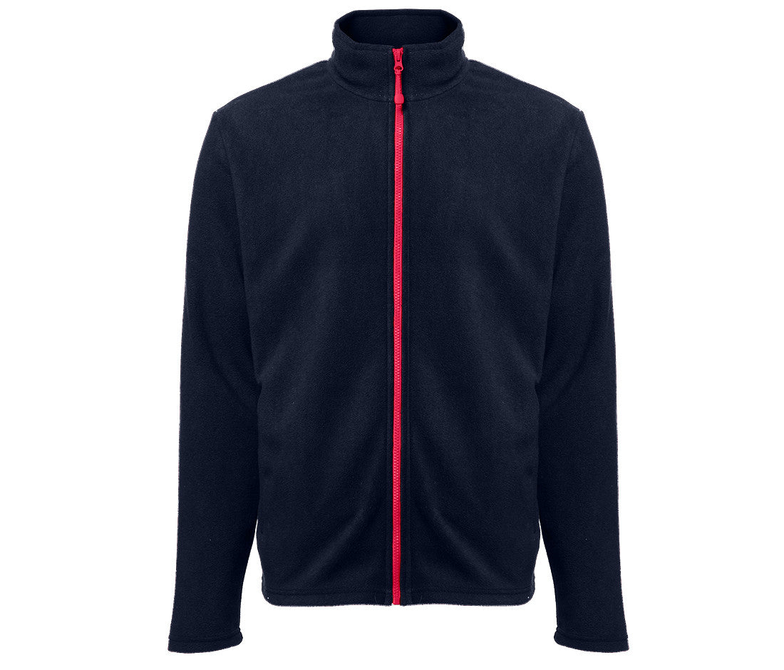Veste Polaire Homme Zippée - Navy / Red