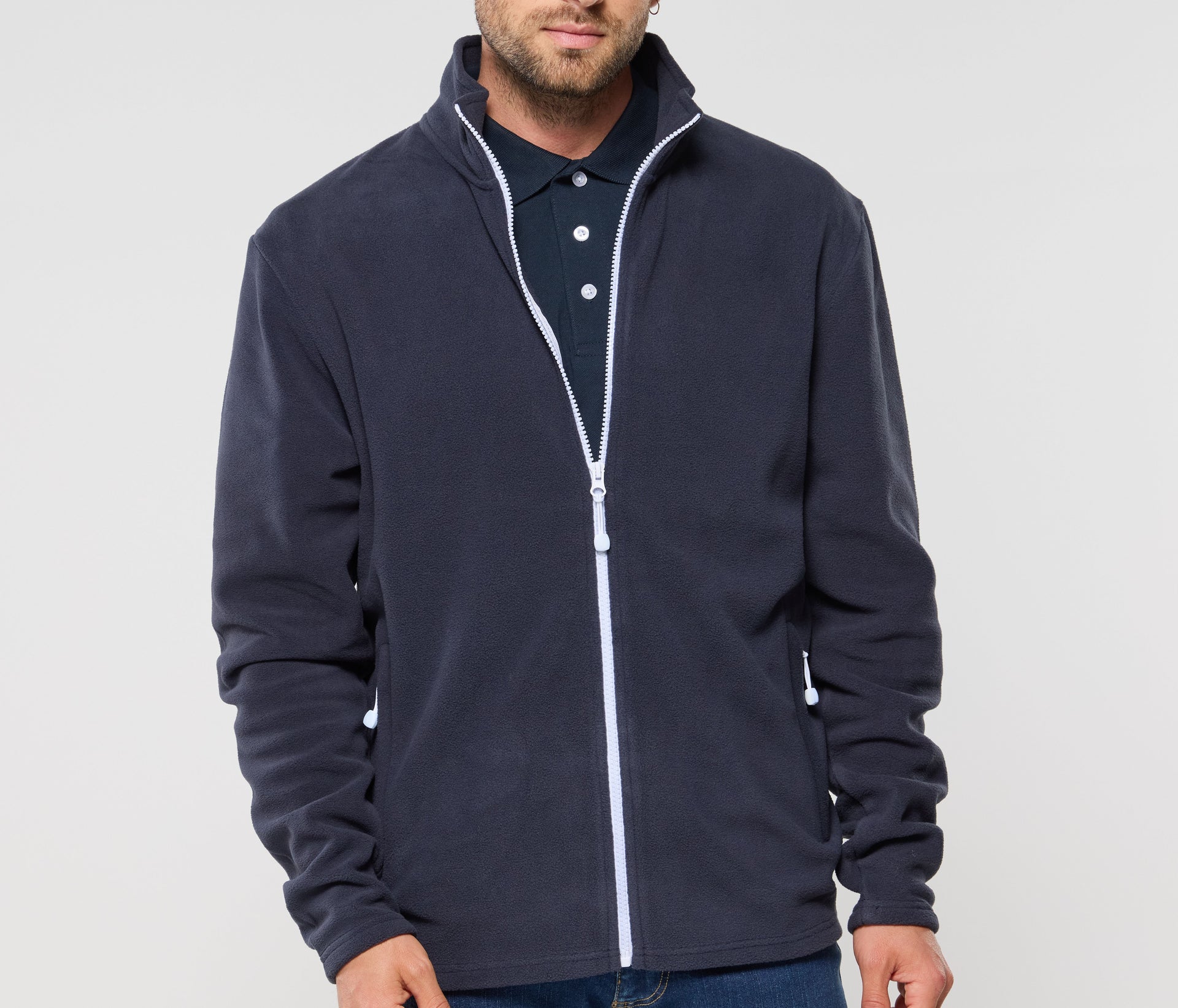 Veste polaire homme zippée