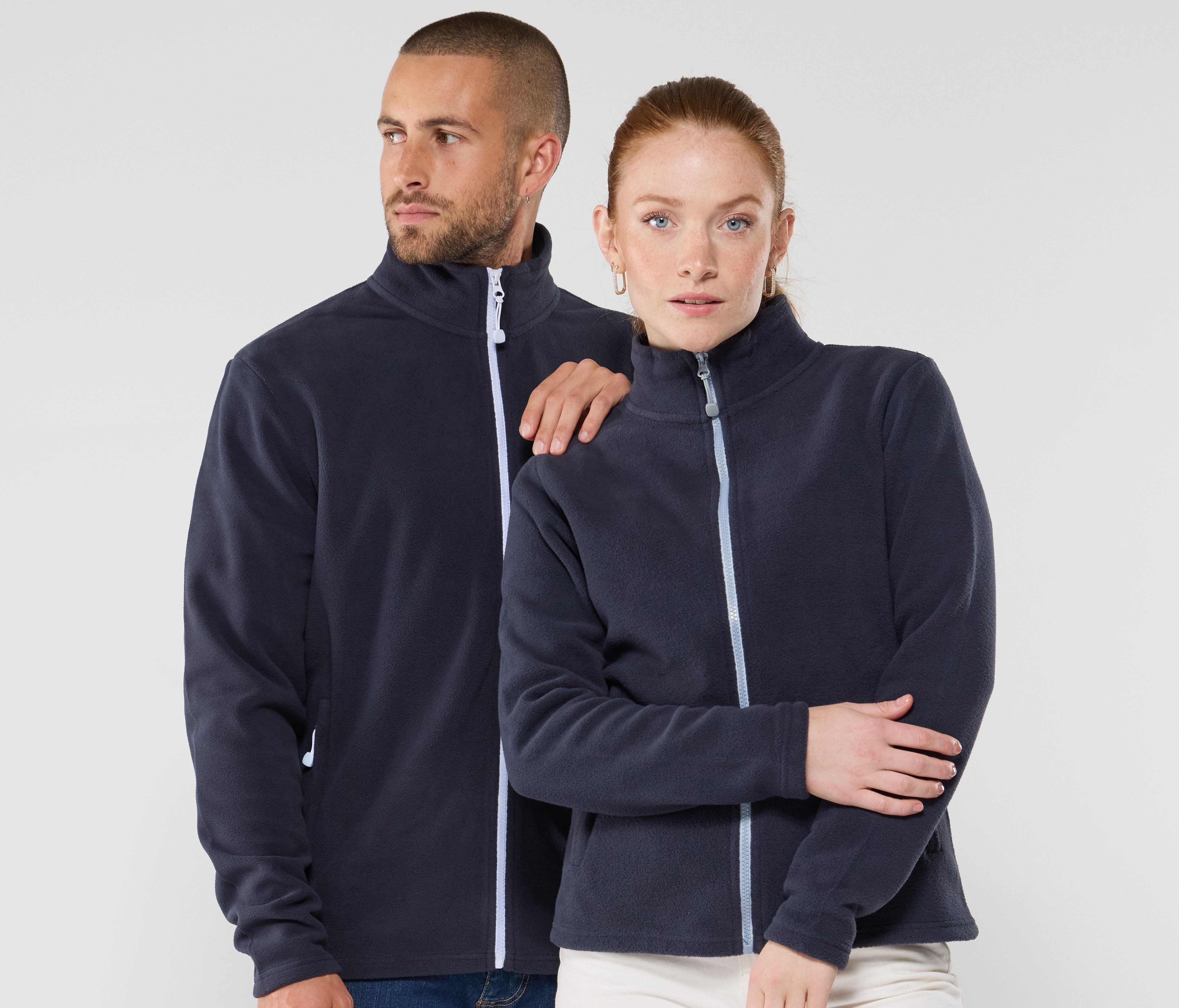Veste polaire homme zippée