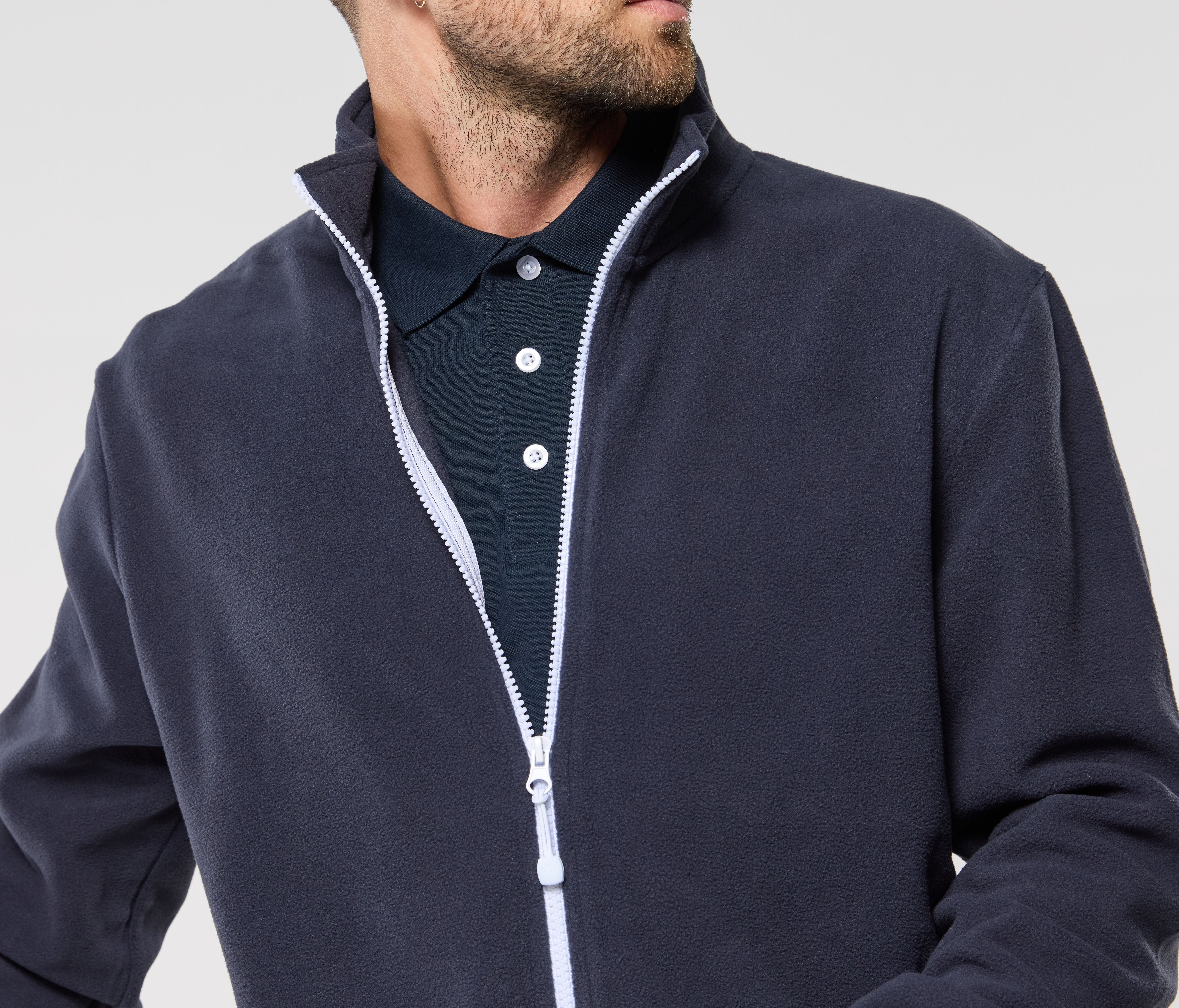 Veste polaire homme zippée