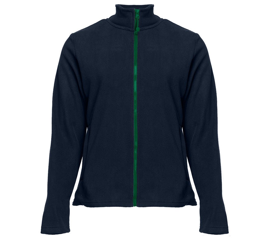Veste Polaire Femme Zippée - Navy / Kelly Green