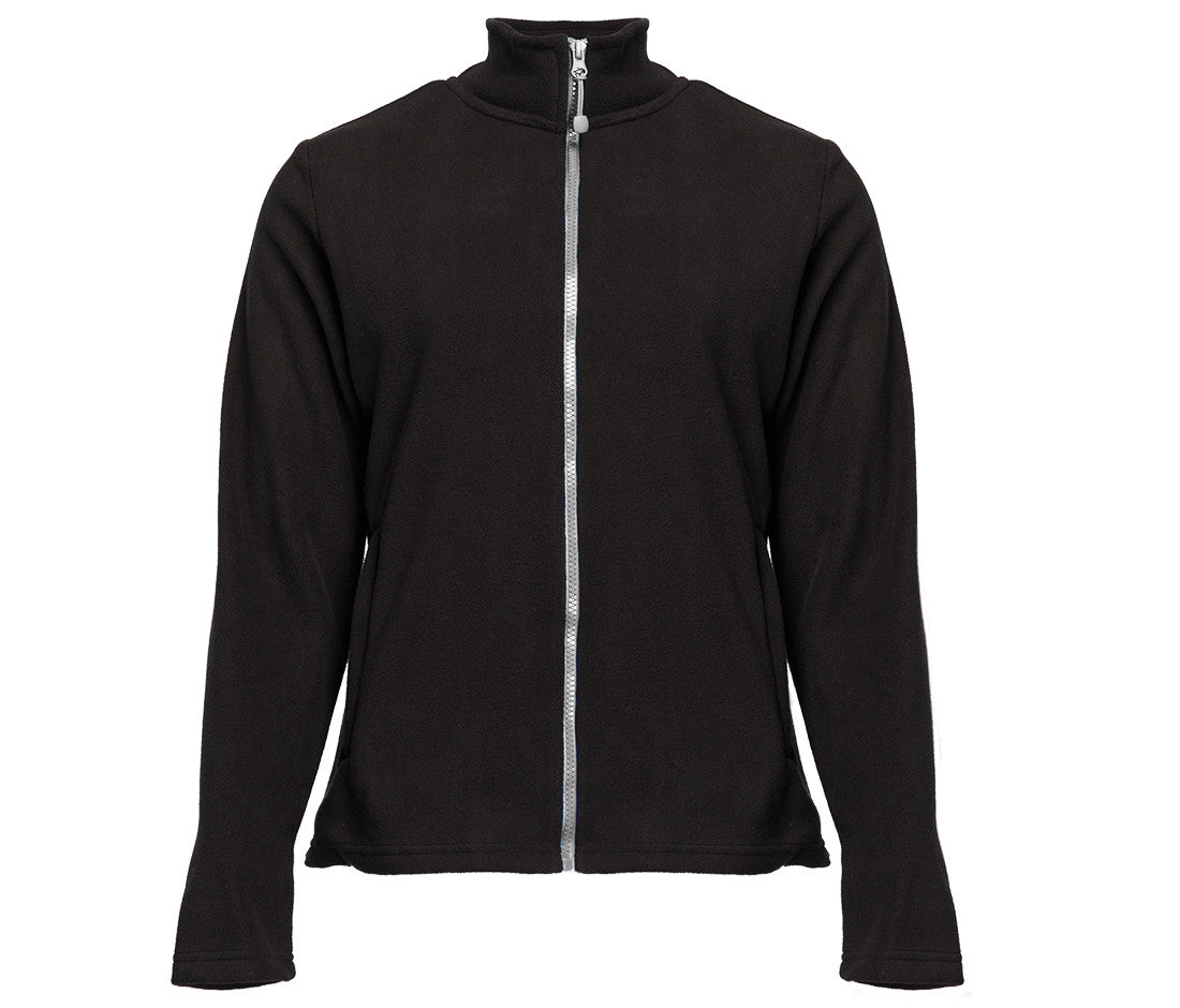 Veste Polaire Femme Zippée - Black / Silver