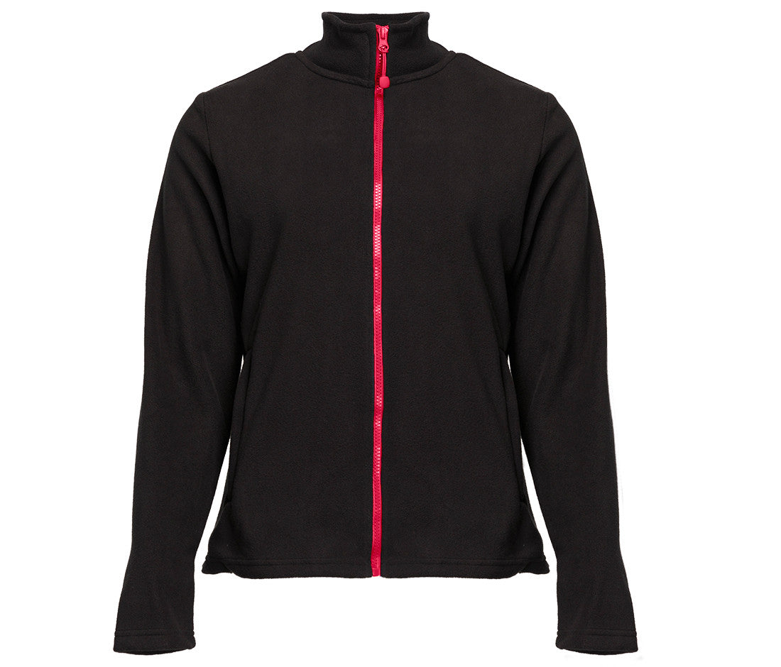 Veste Polaire Femme Zippée - Black / Red