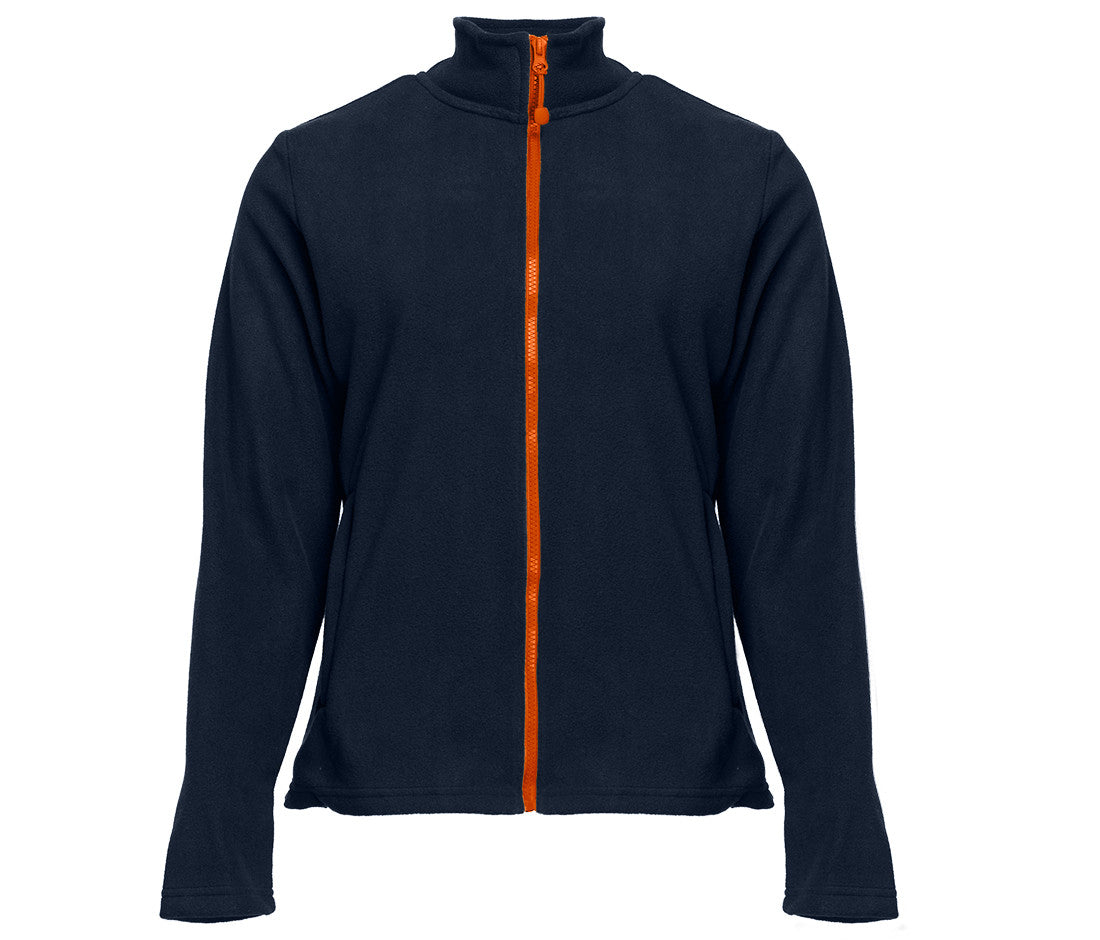 Veste Polaire Femme Zippée - Navy / Orange