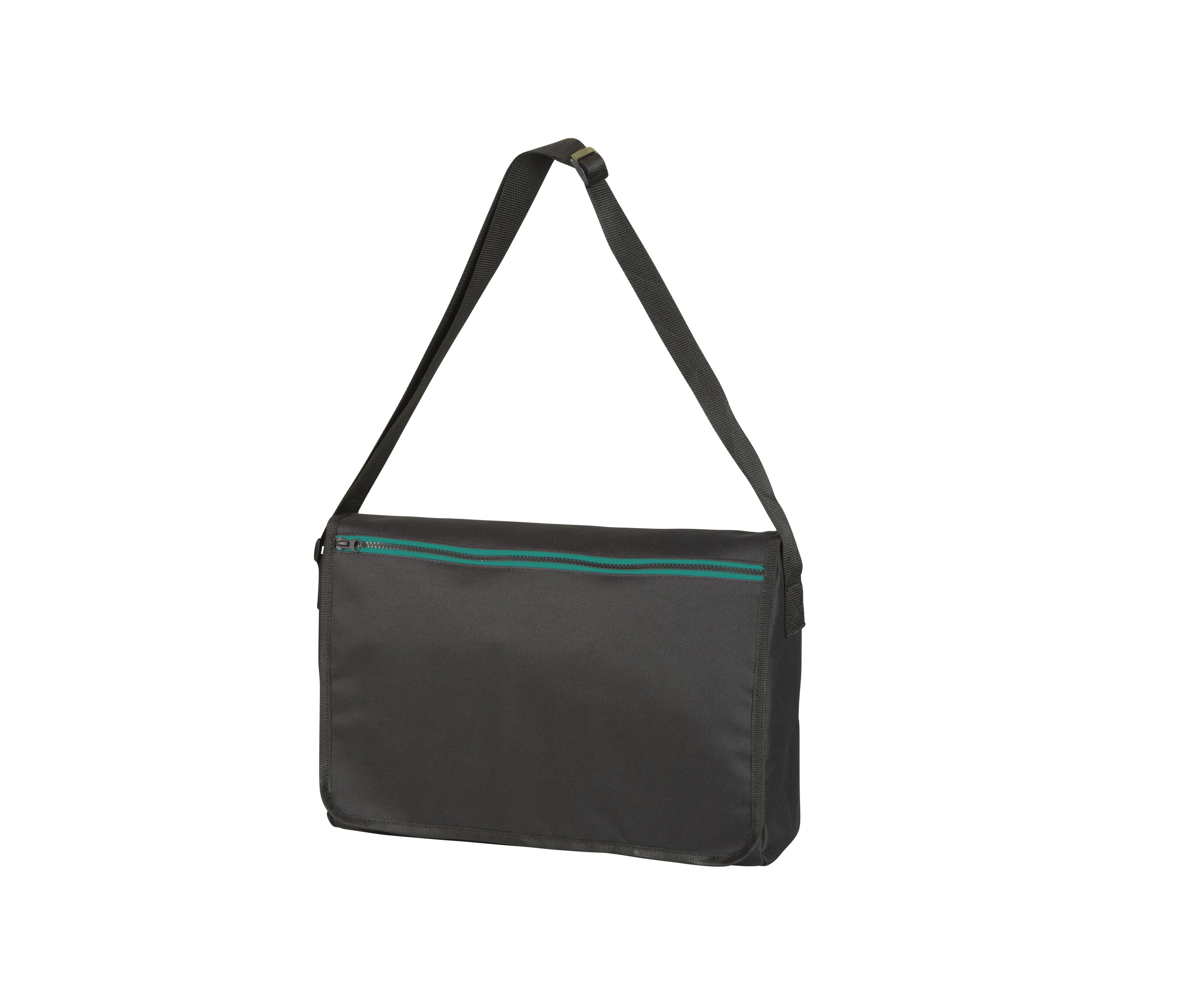 Sac Bandoulière - Black/kelly Green