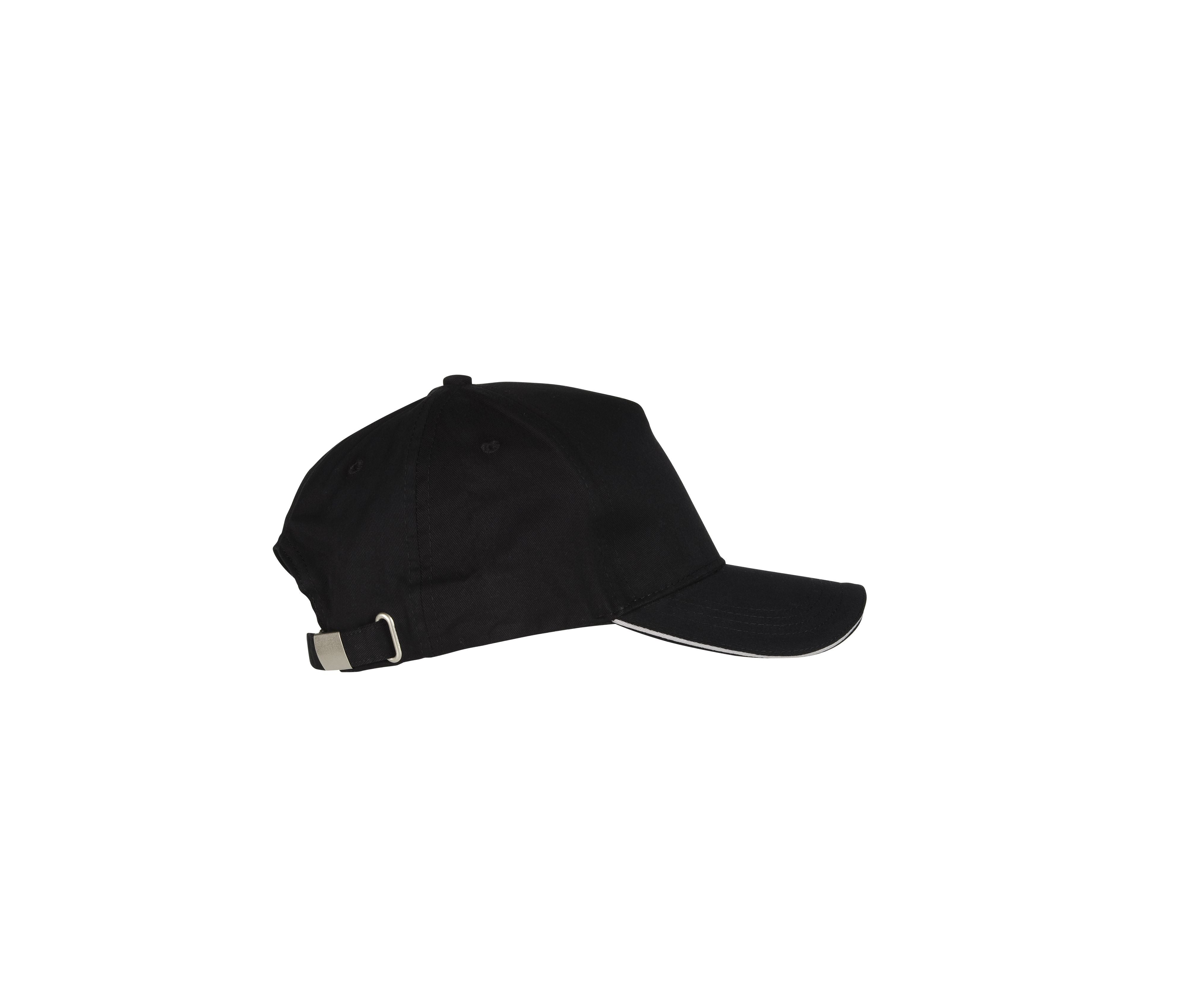 Casquette 5 Pans - Black/silver