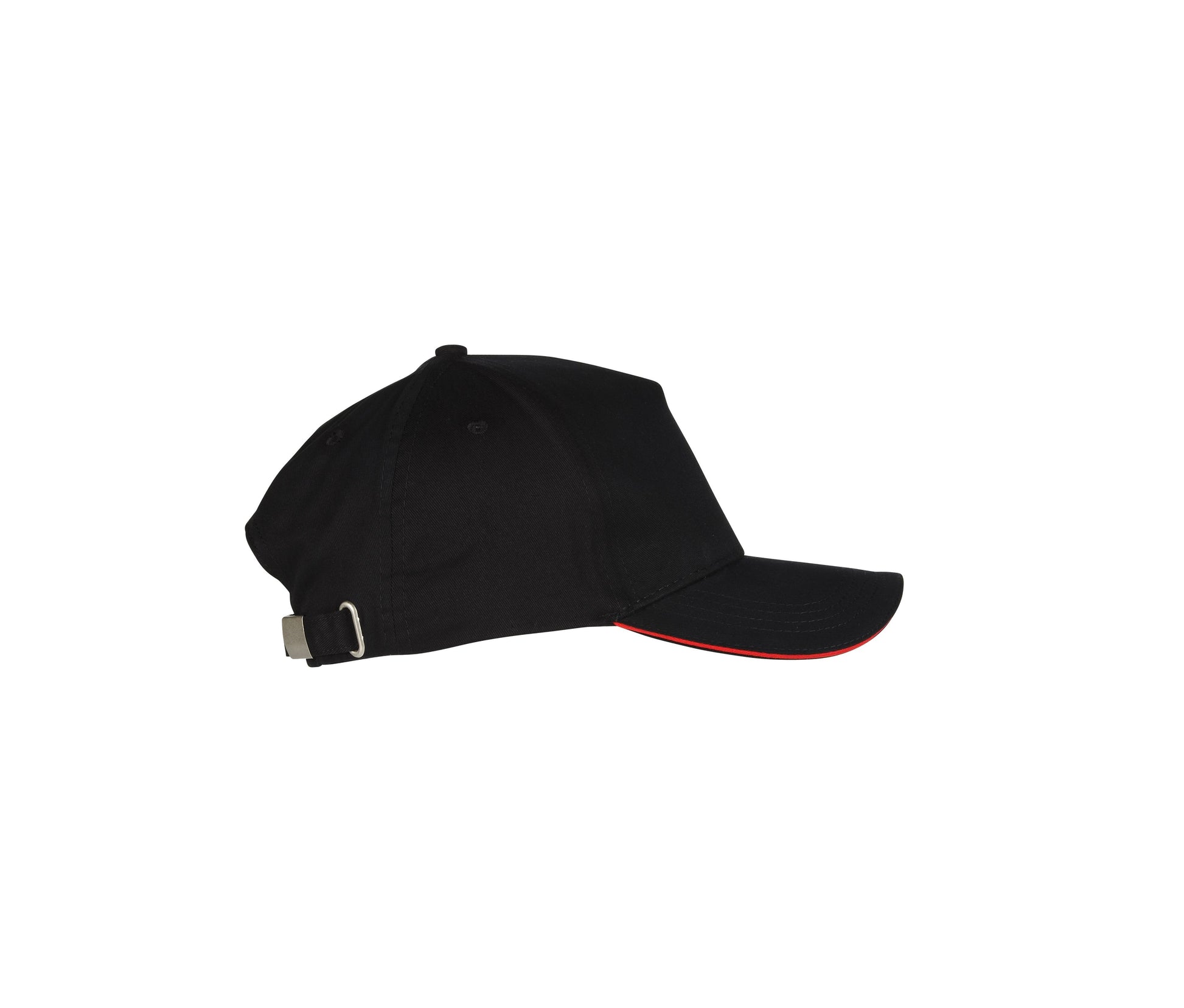 Casquette 5 Pans - Black/red