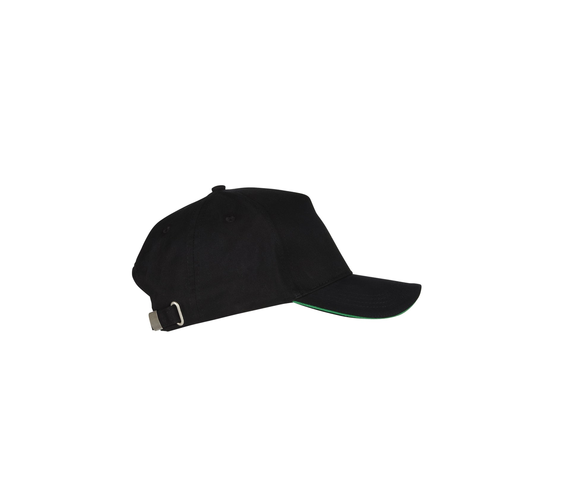 Casquette 5 Pans - Black/kelly Green