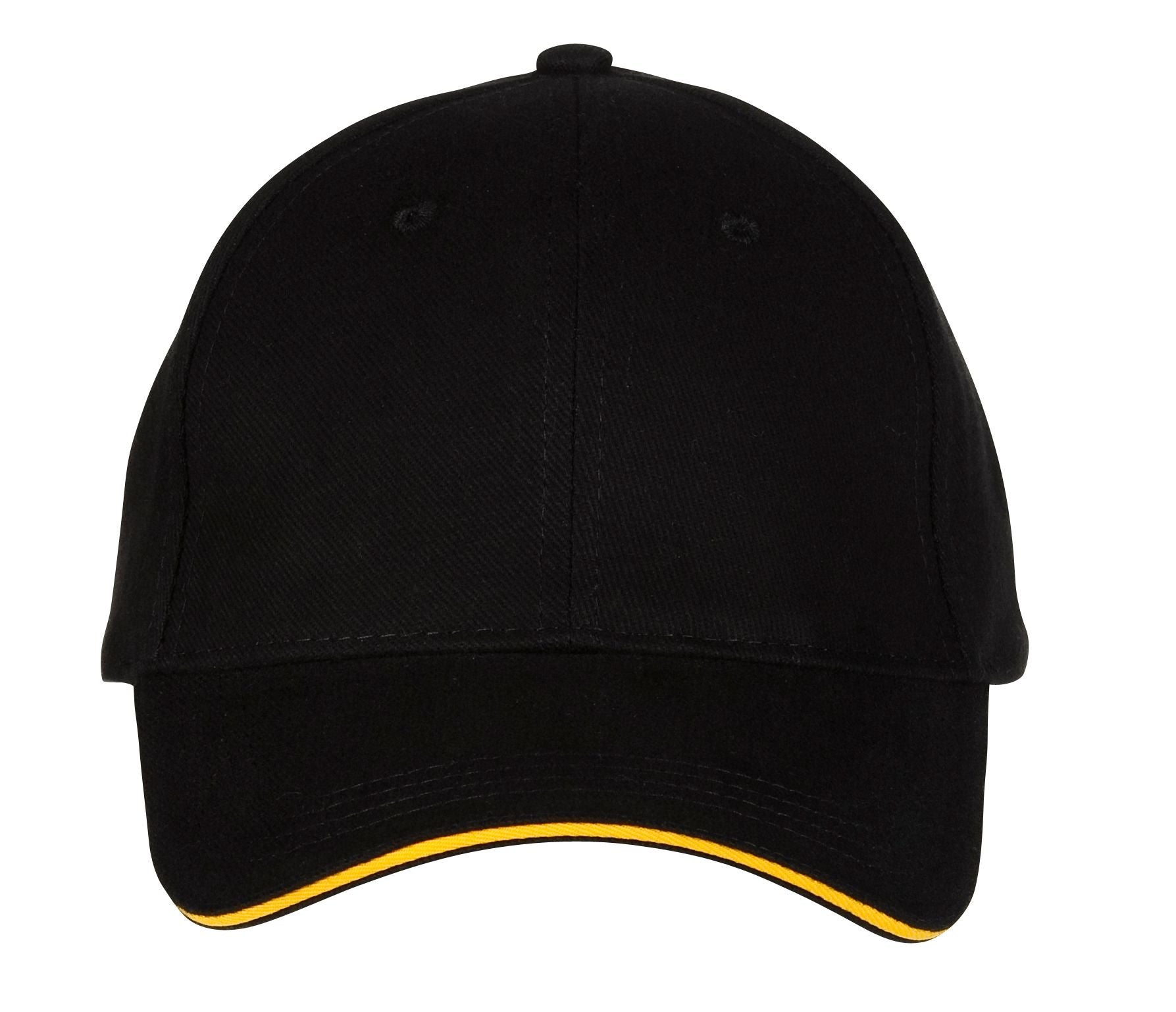 Casquette 6 Pans - Black/gold