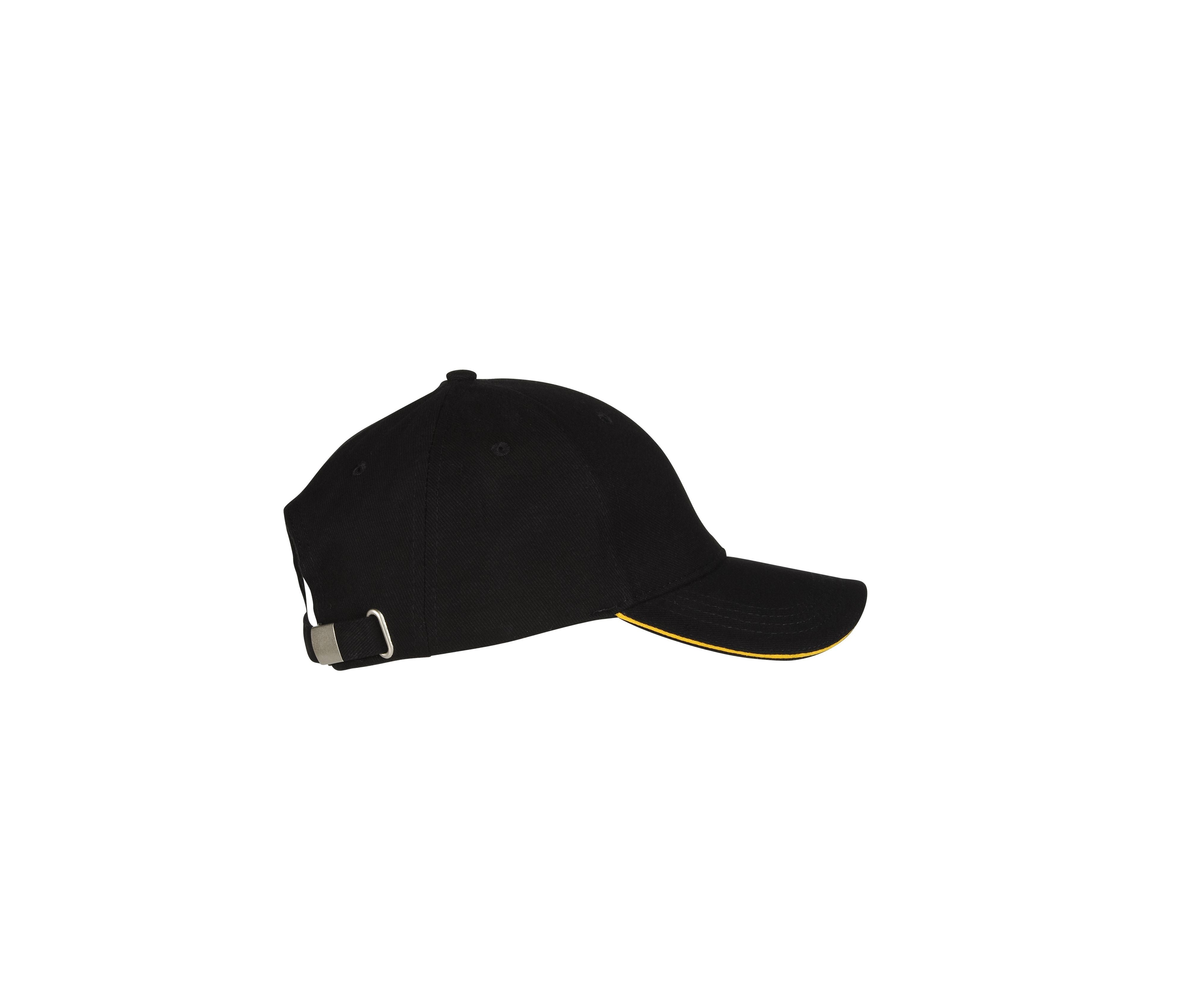 Casquette 6 Pans - Black/gold