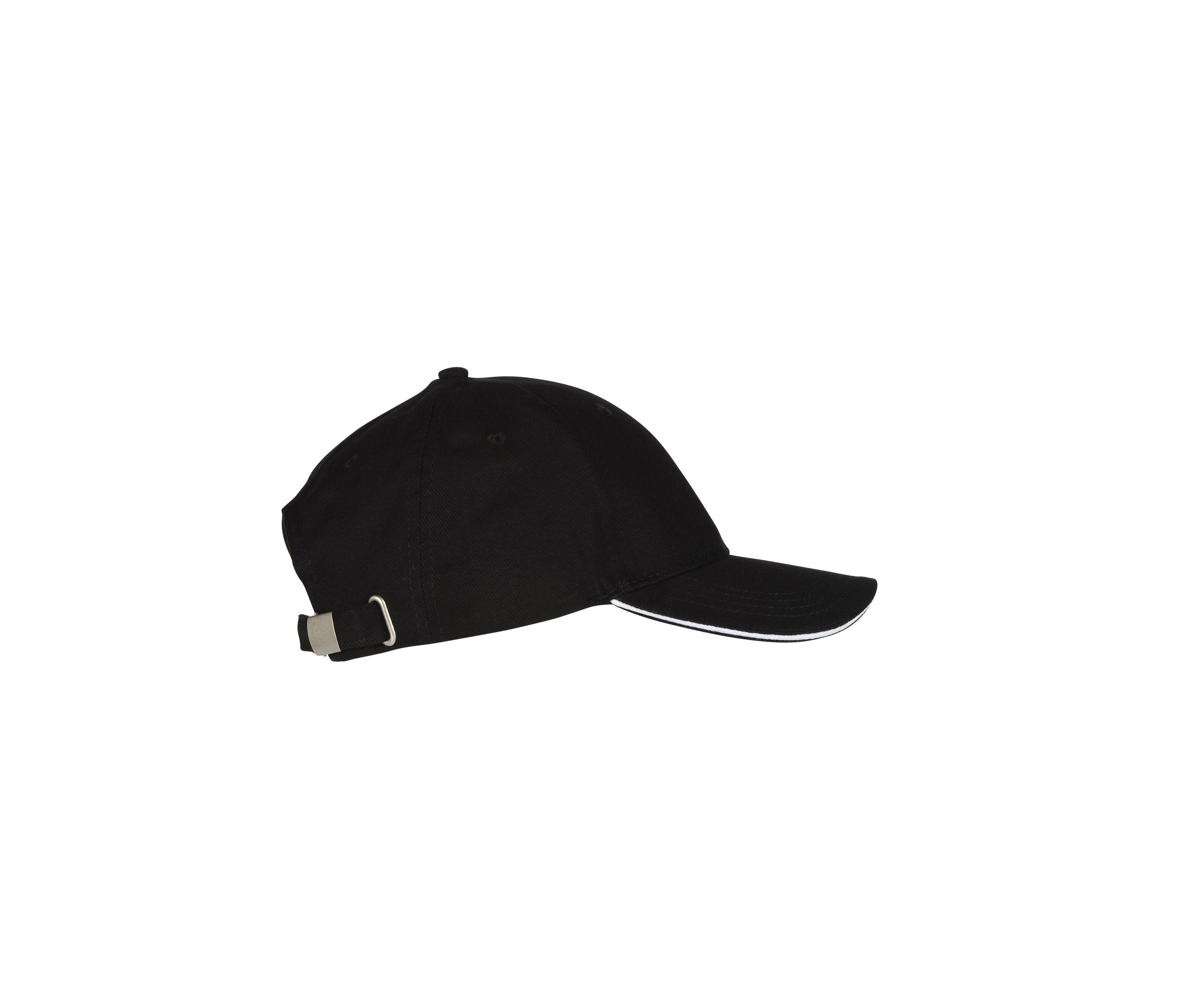 Casquette 6 Pans - Black/white