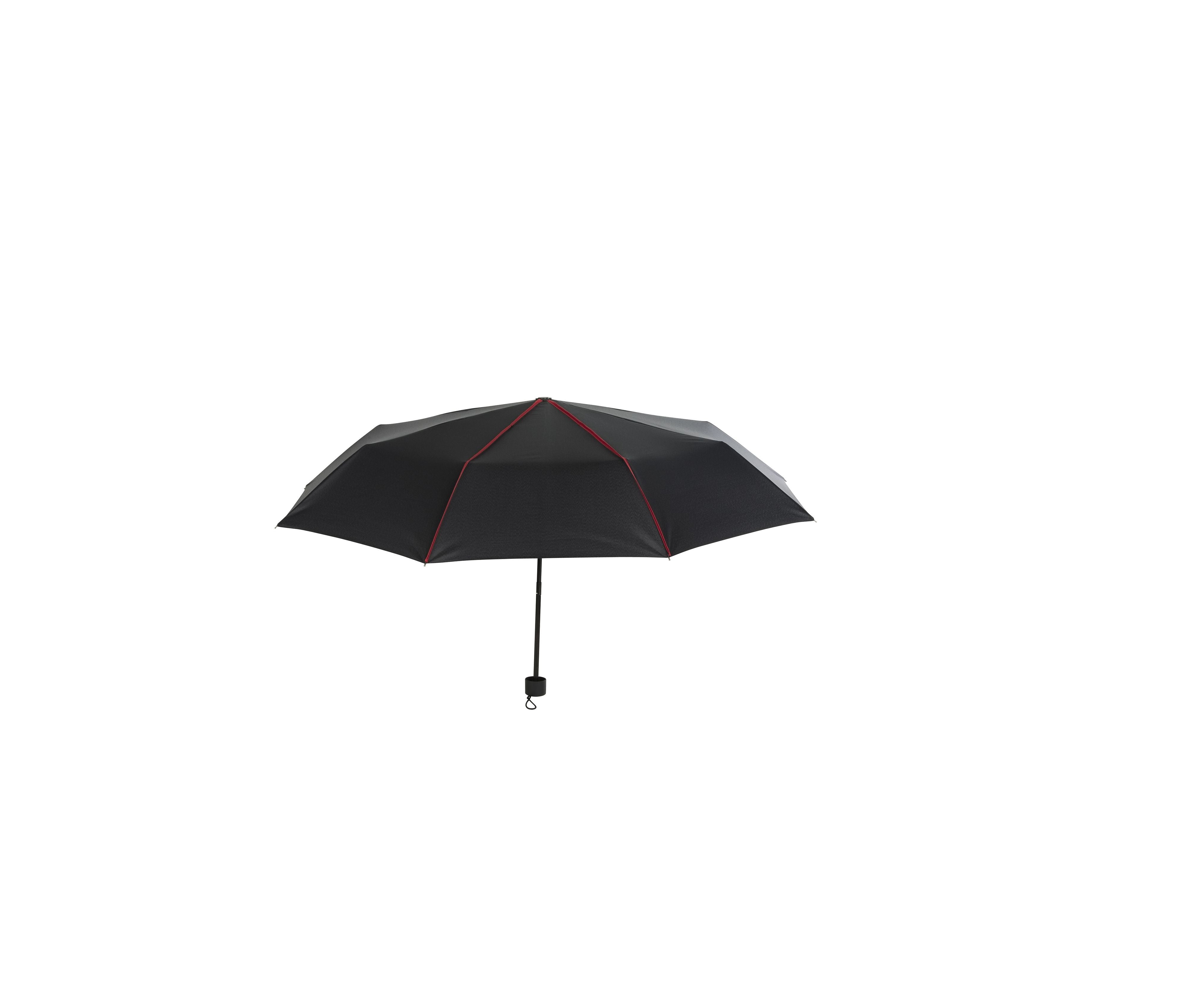 Mini Parapluie Pliable - Black/red