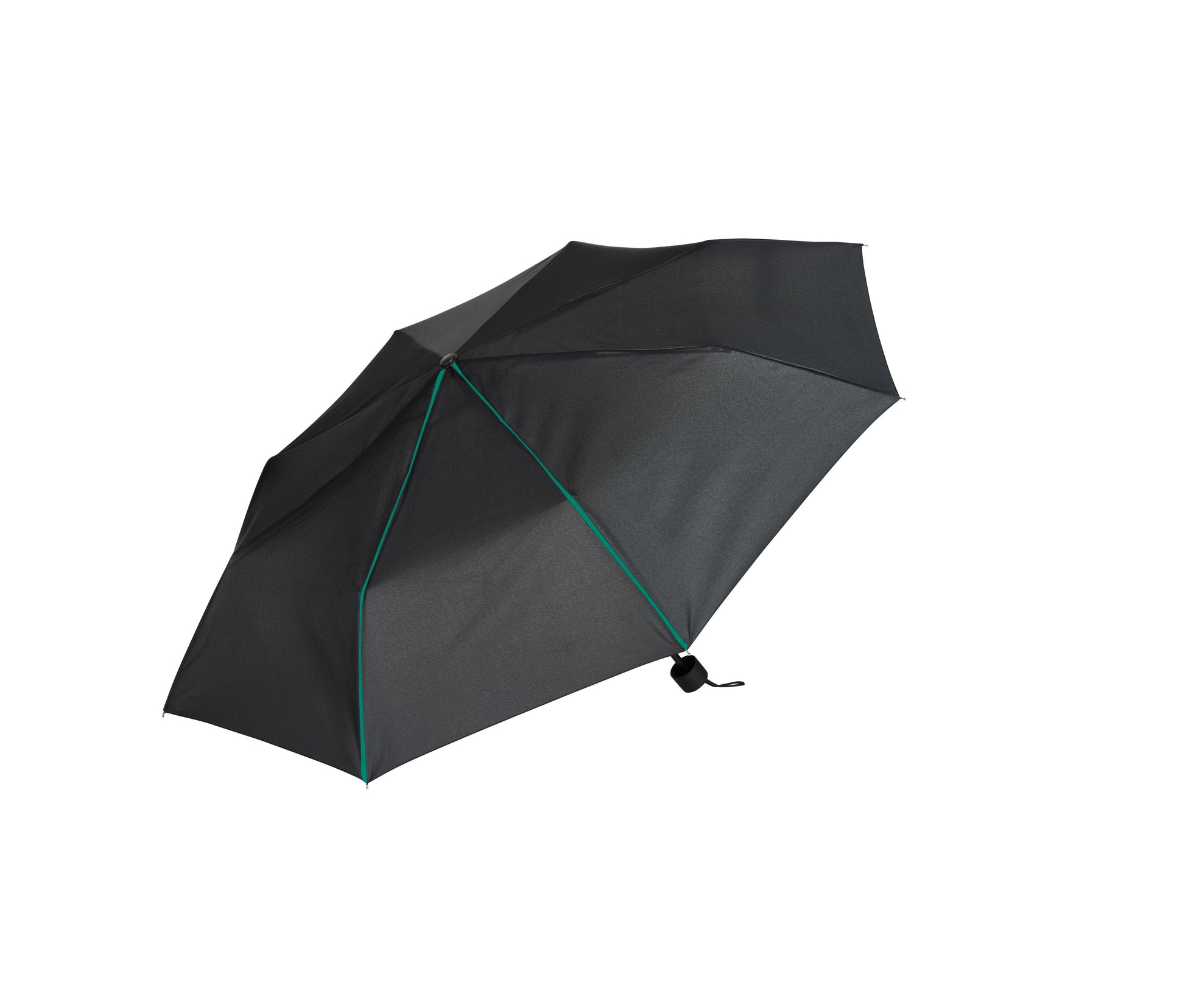 Mini Parapluie Pliable - Black/kelly Green