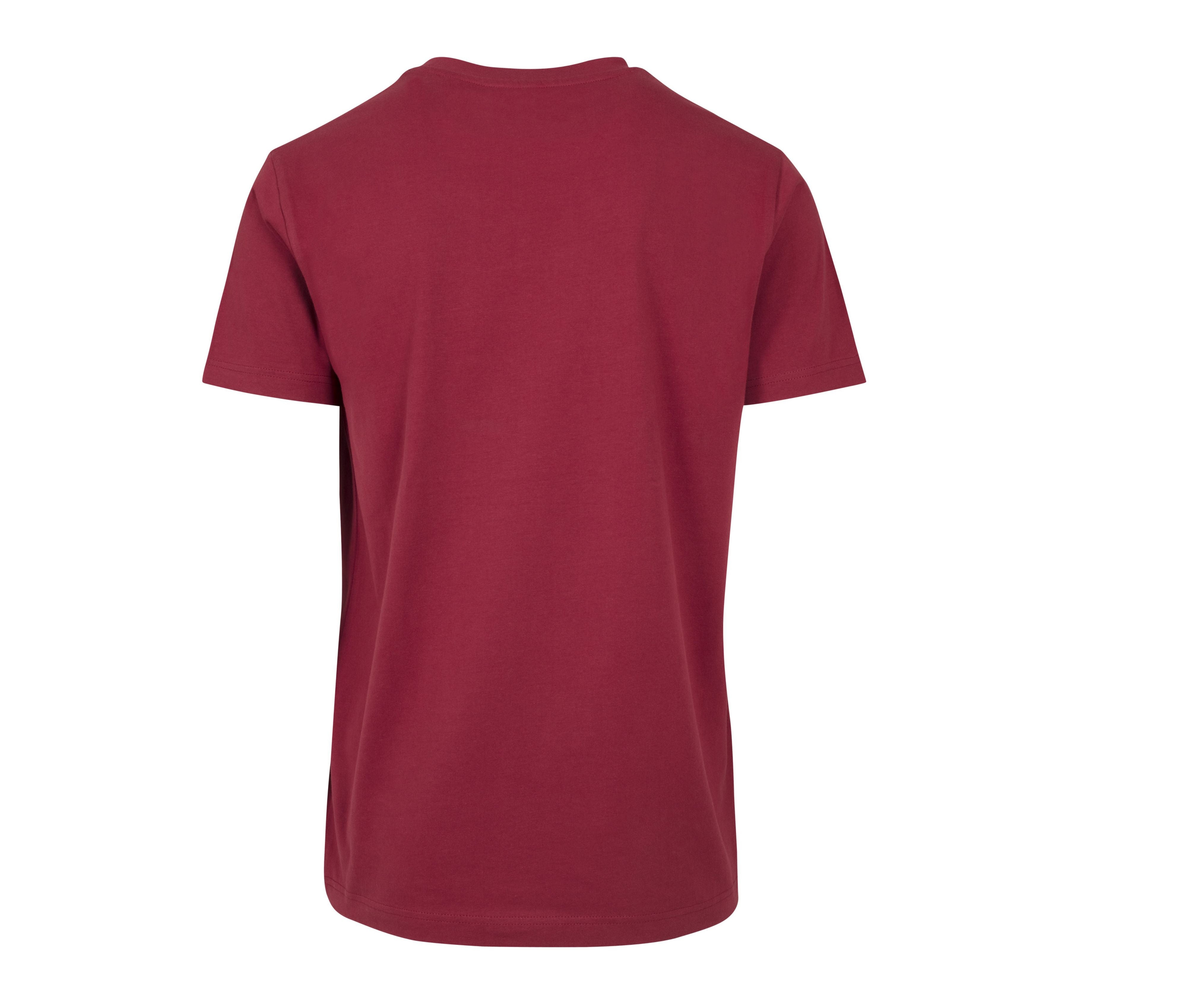 Tee-Shirt Col Rond - Burgundy