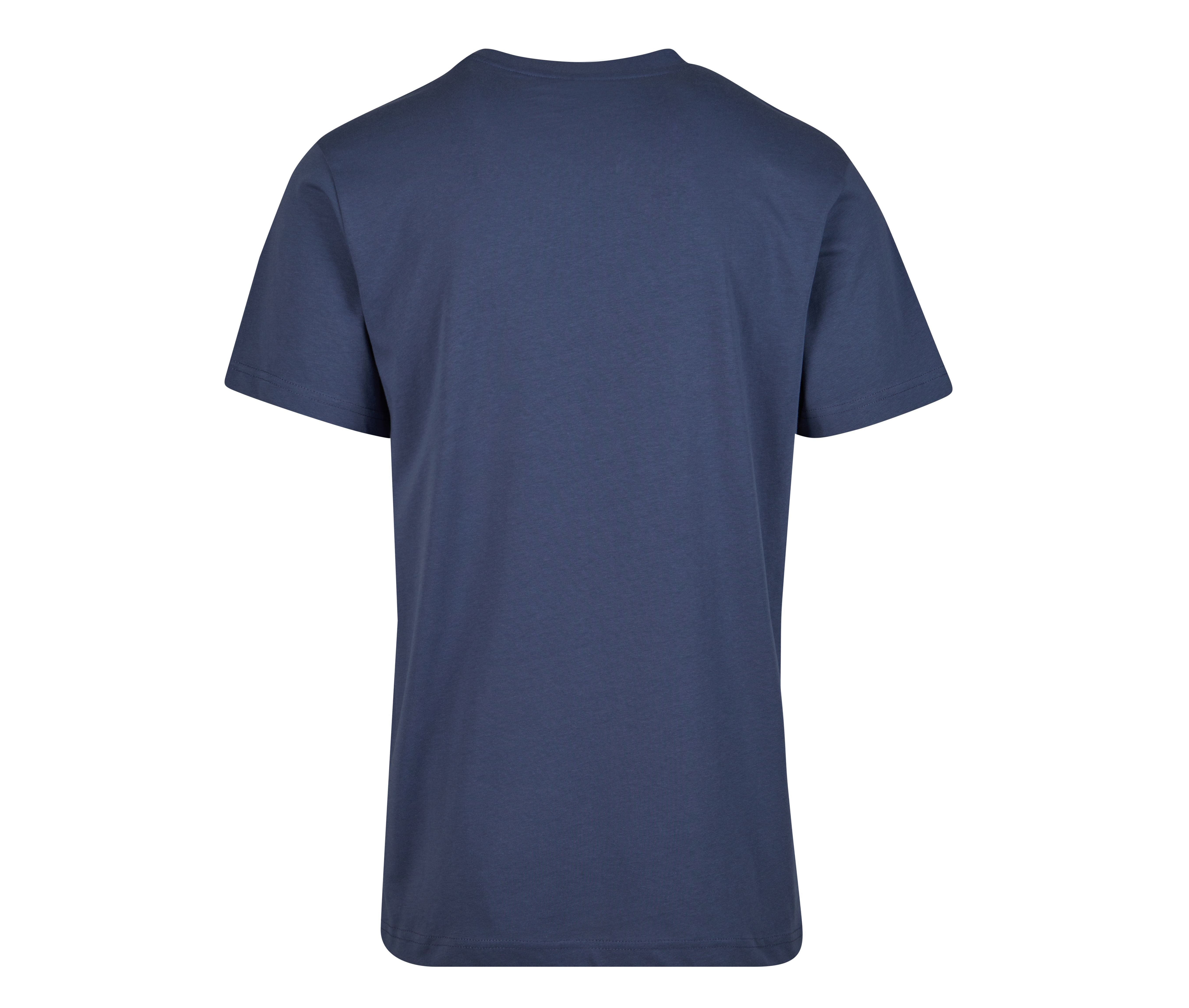 Tee-Shirt Col Rond - Vintage Blue