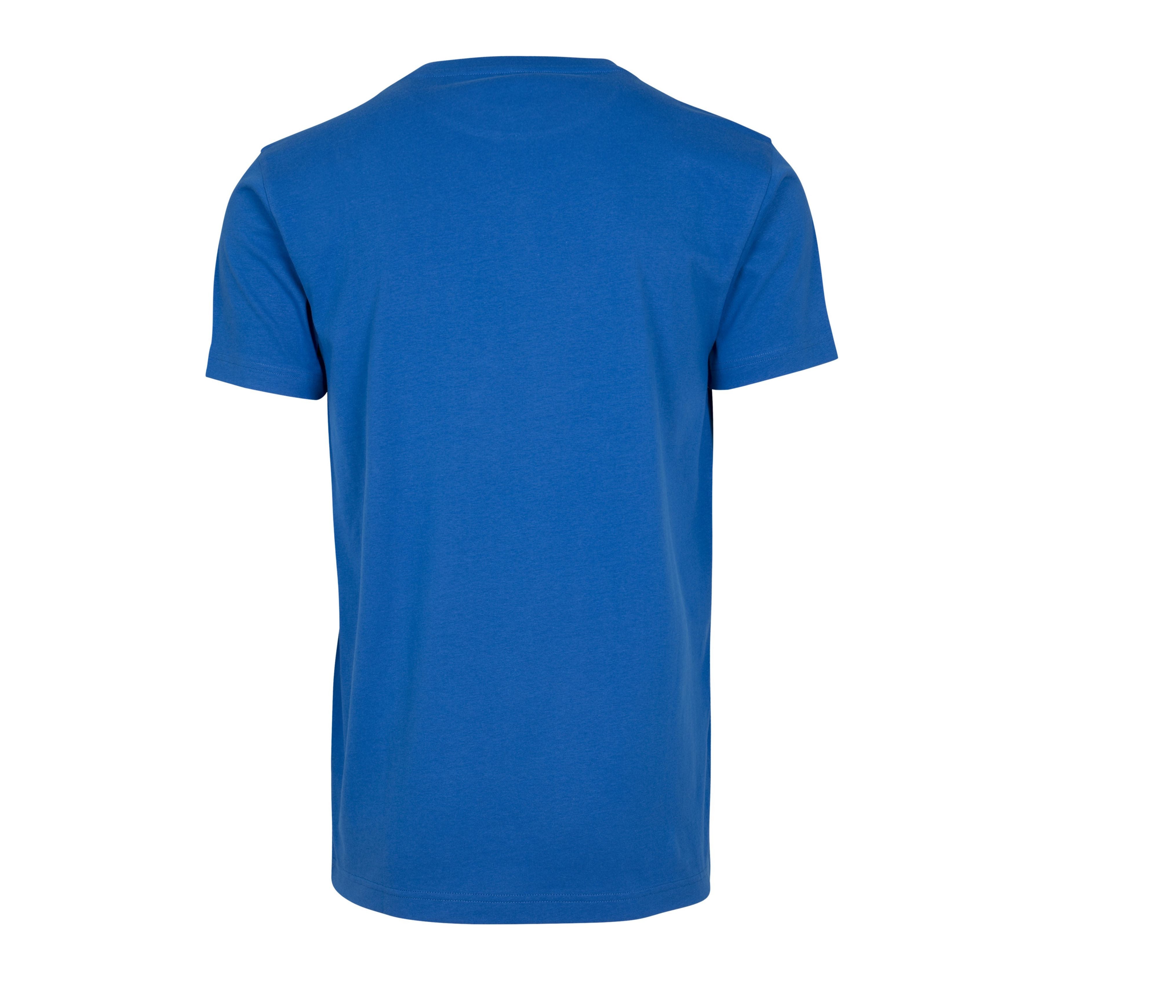 Tee-Shirt Col Rond - Cobalt Blue