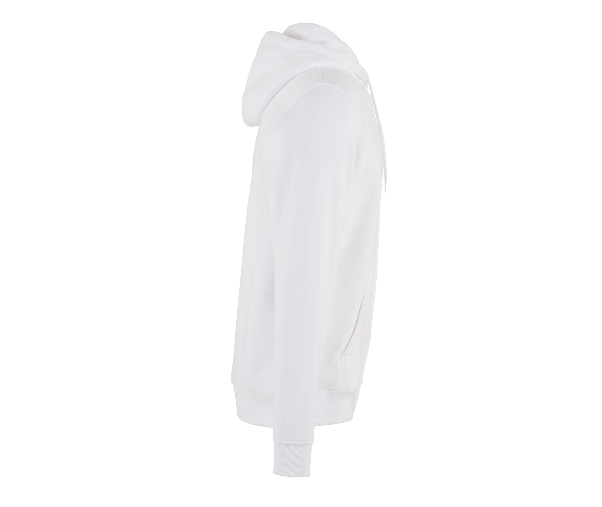 Sweat Zippé Capuche Lourd - White