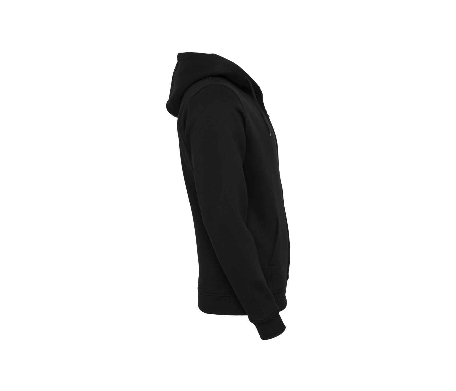 Sweat Zippé Capuche Lourd - Black
