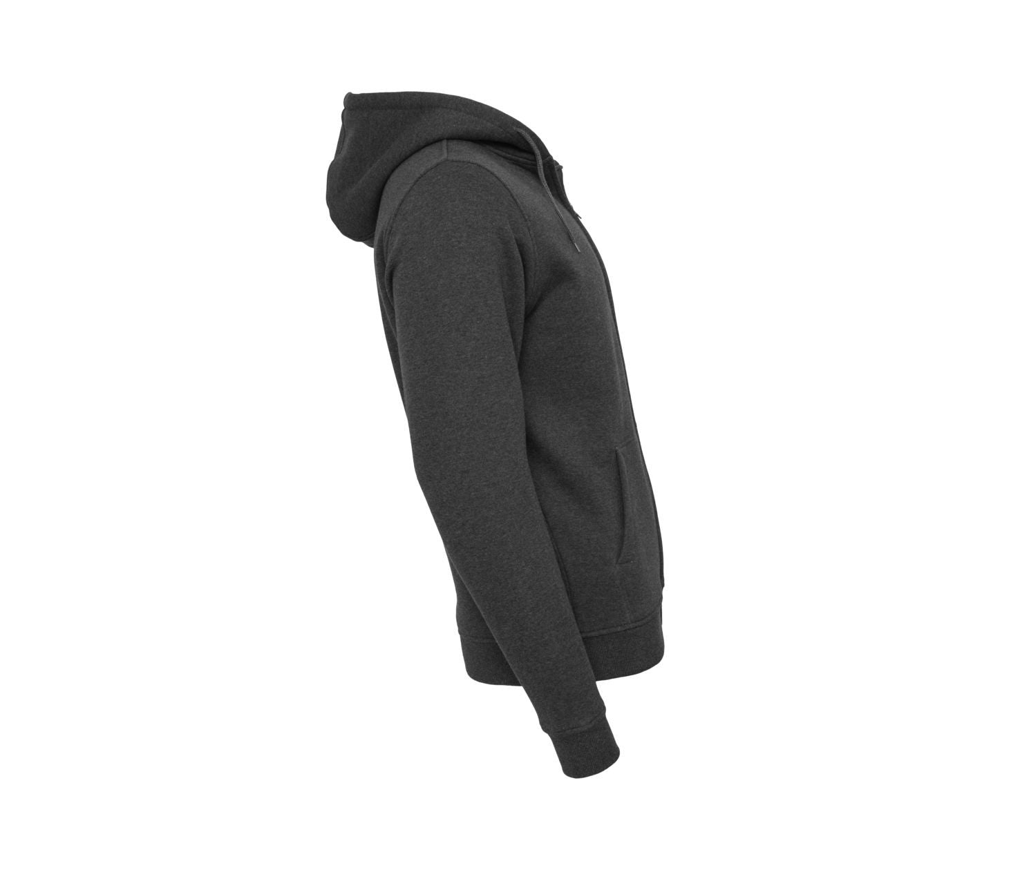 Sweat Zippé Capuche Lourd - Charcoal