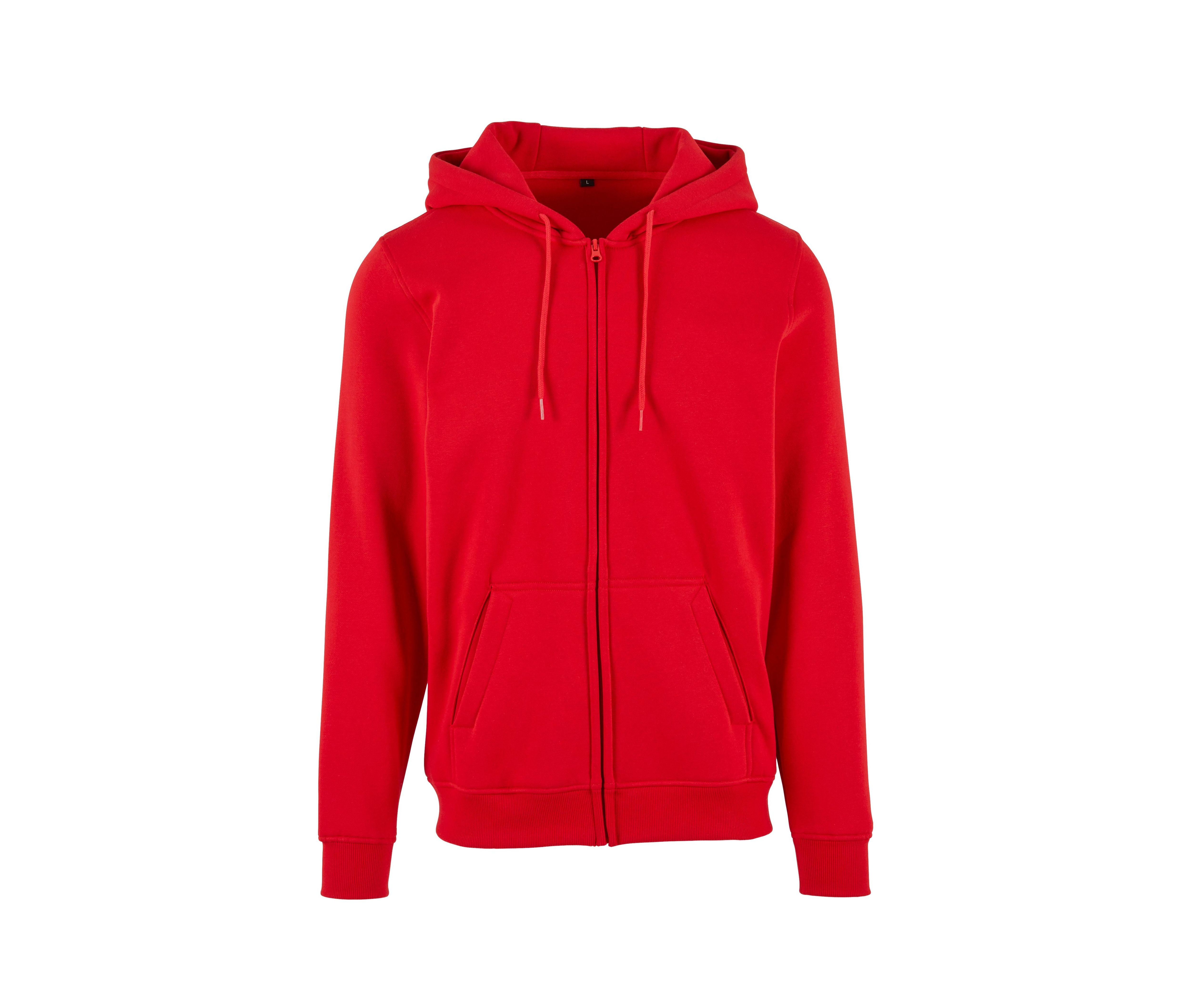 Sweat Zippé Capuche Lourd - City Red