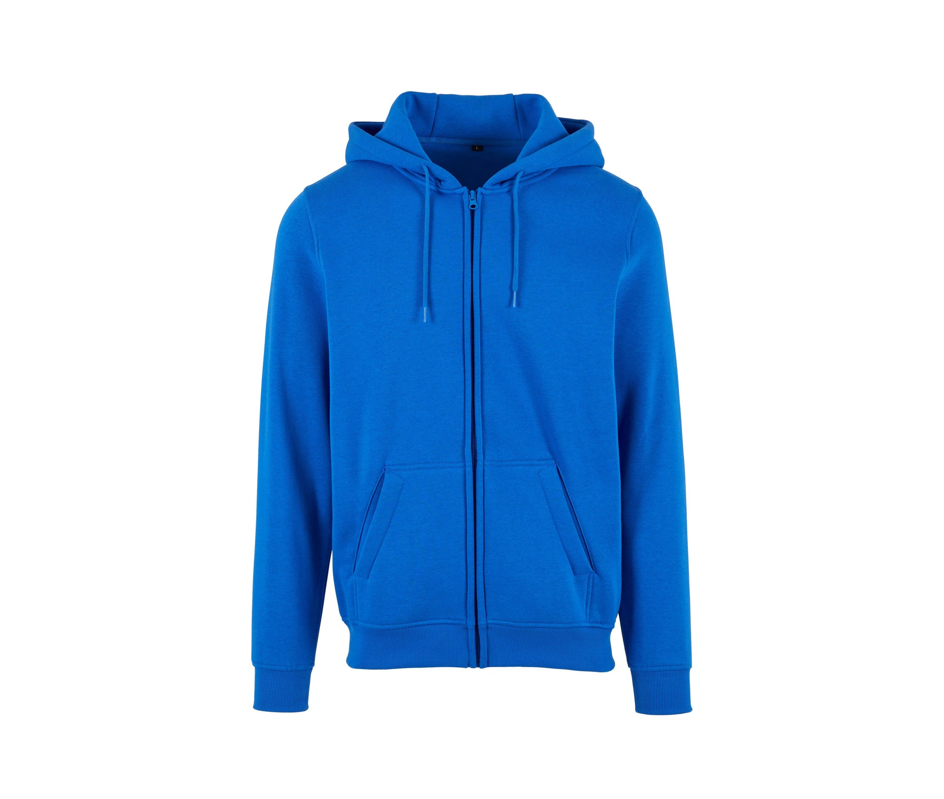 Sweat Zippé Capuche Lourd - Intense Blue