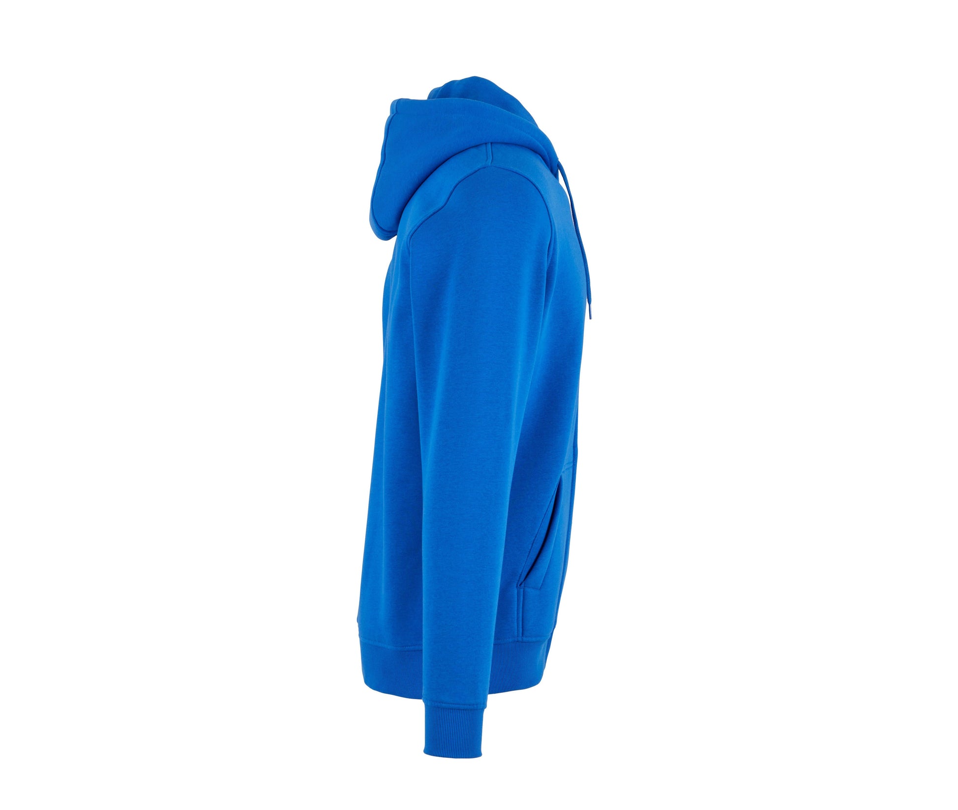 Sweat Zippé Capuche Lourd - Intense Blue
