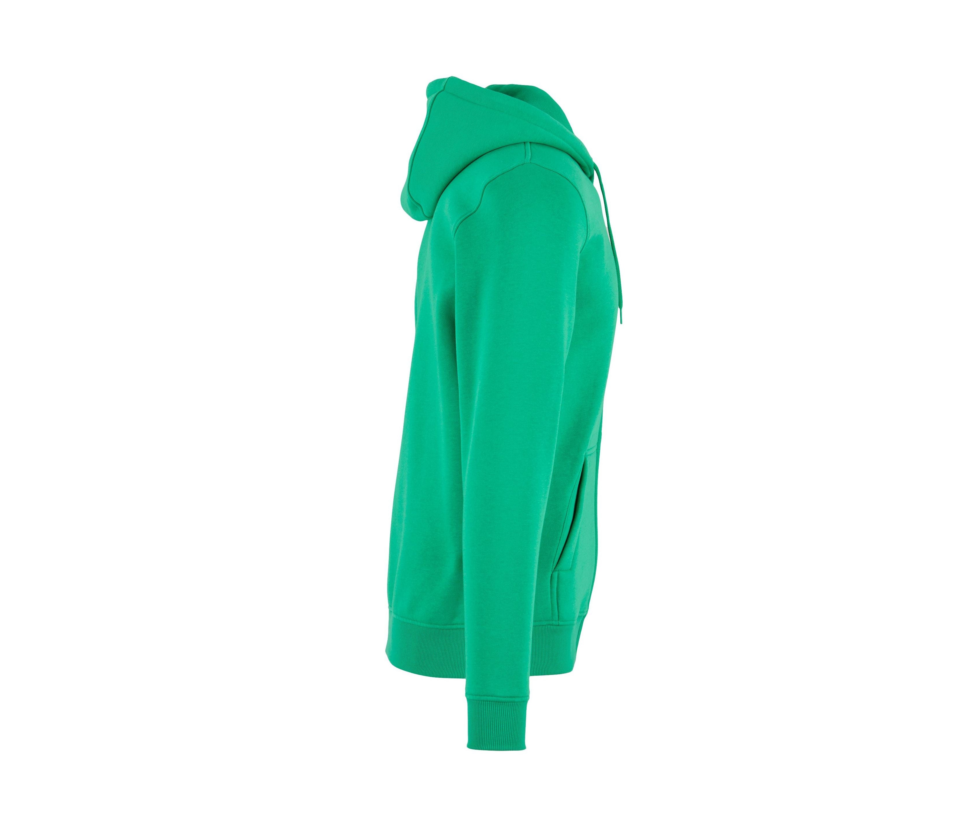 Sweat Zippé Capuche Lourd - Grass Green