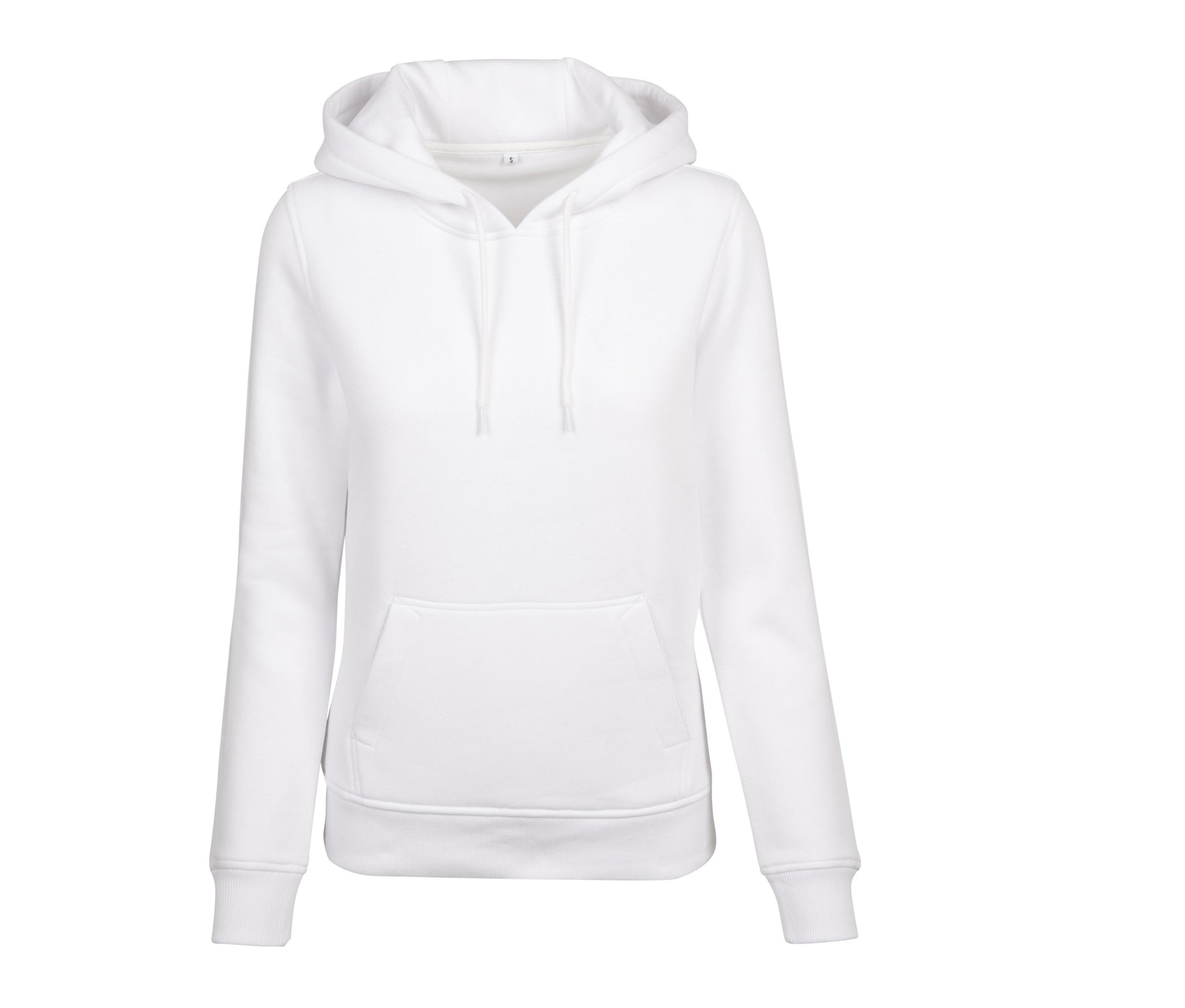 Sweat Femme à Capuche Lourd - White