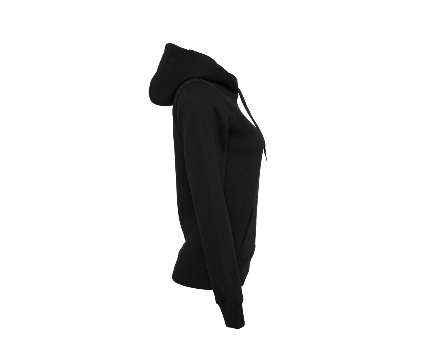 Sweat Femme à Capuche Lourd - Black