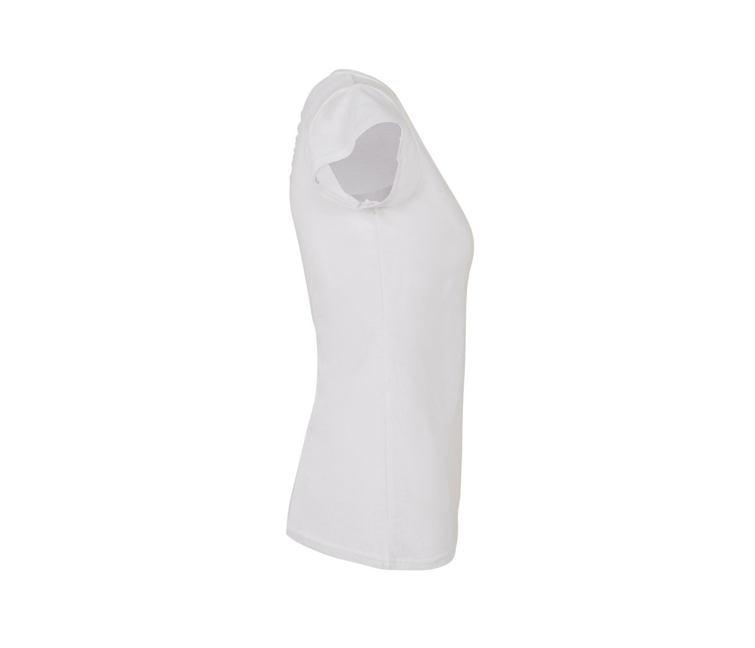 Tee-Shirt Femme Dos Lacéré - White