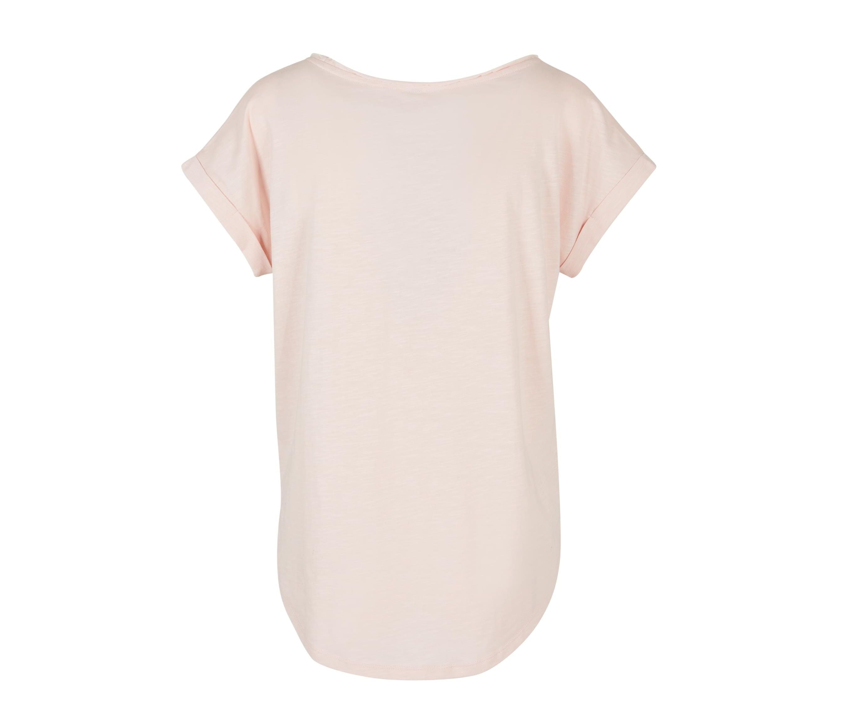 Tee-Shirt Femme Au Dos Rallongé - Pink