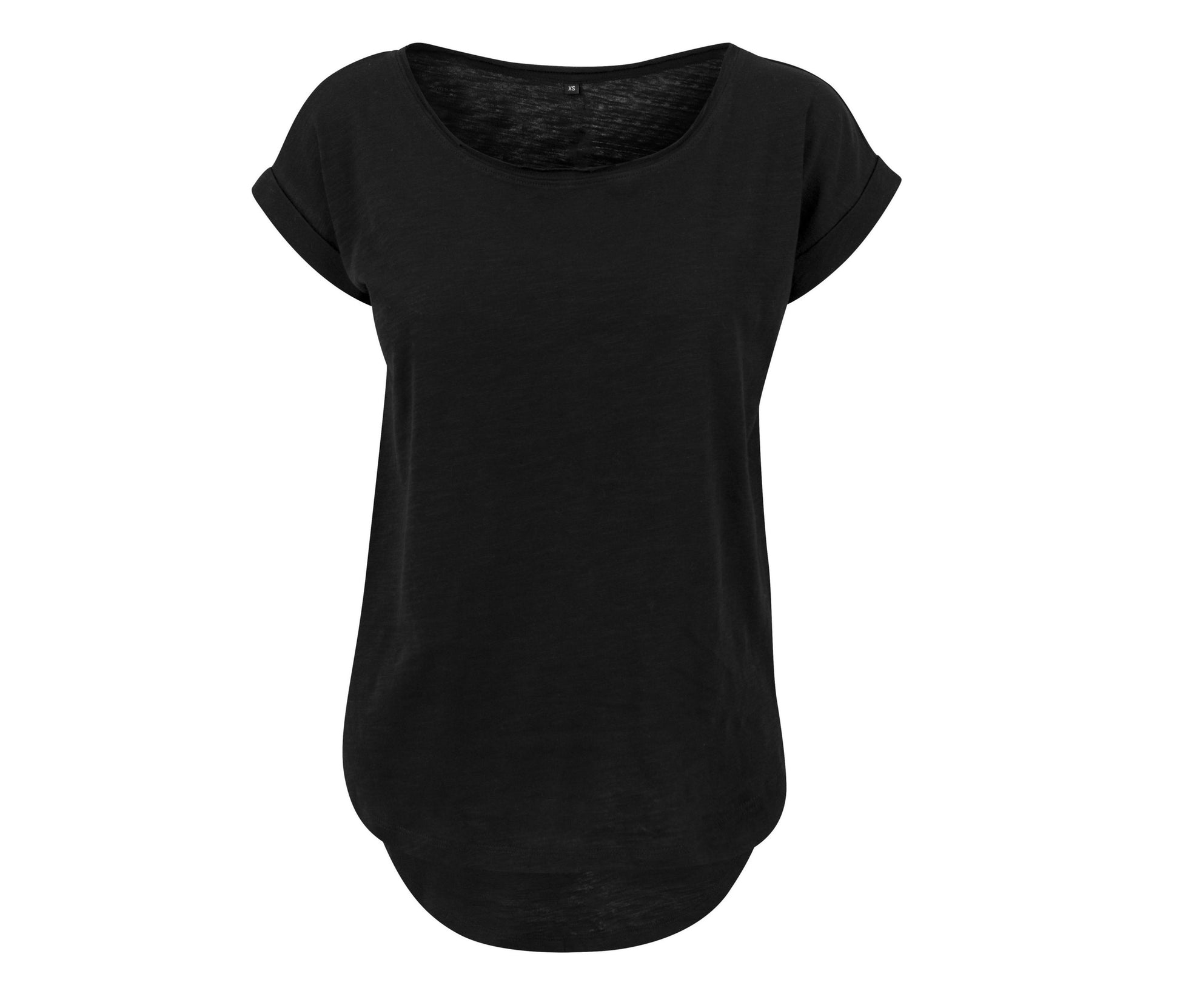 Tee-Shirt Femme Au Dos Rallongé - Black