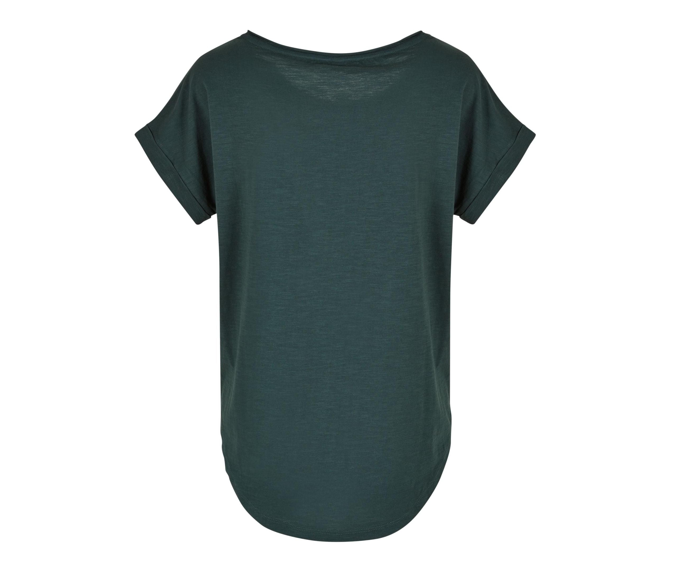 Tee-Shirt Femme Au Dos Rallongé - Bottle Green