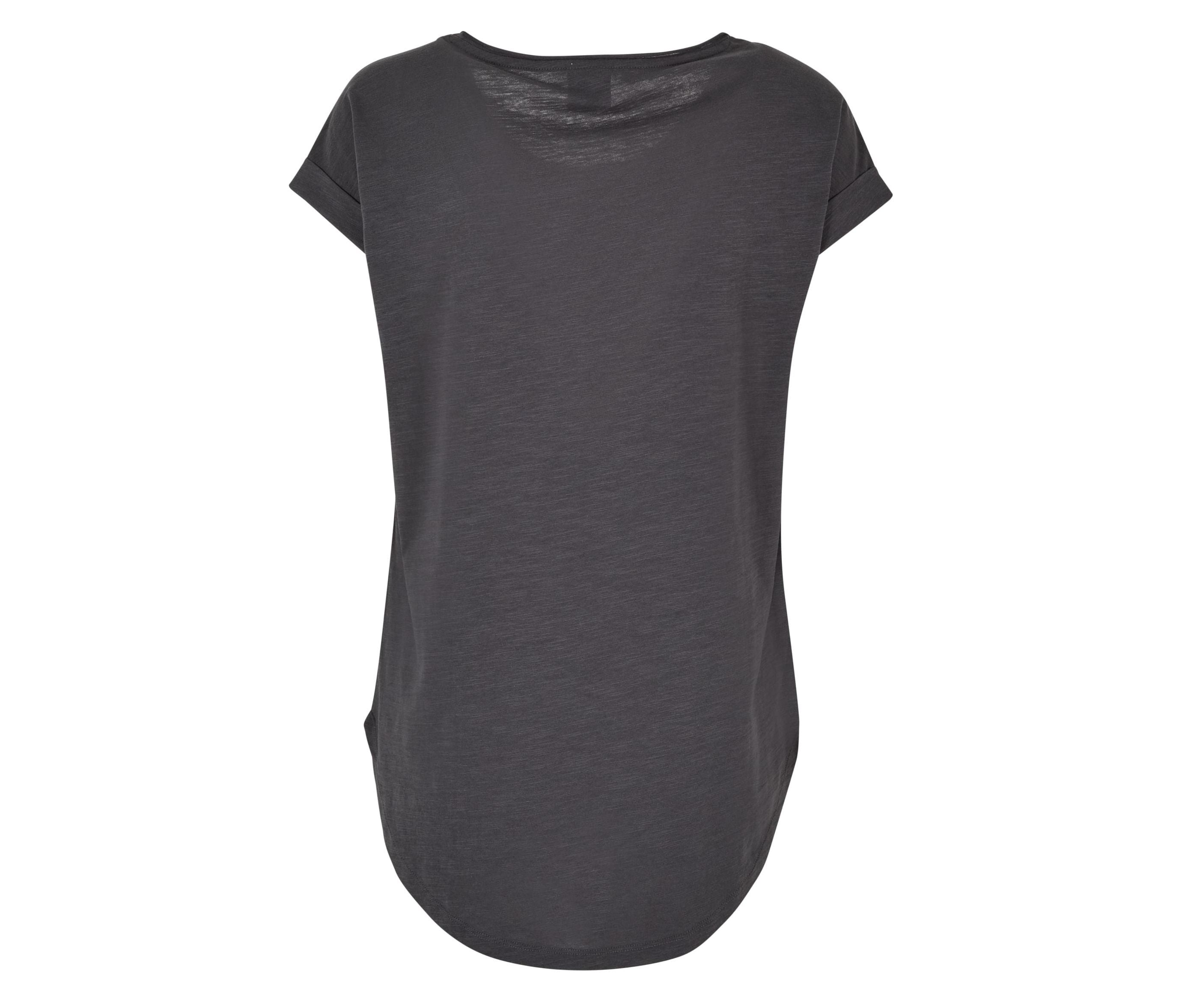 Tee-Shirt Femme Au Dos Rallongé - Dark Shadow