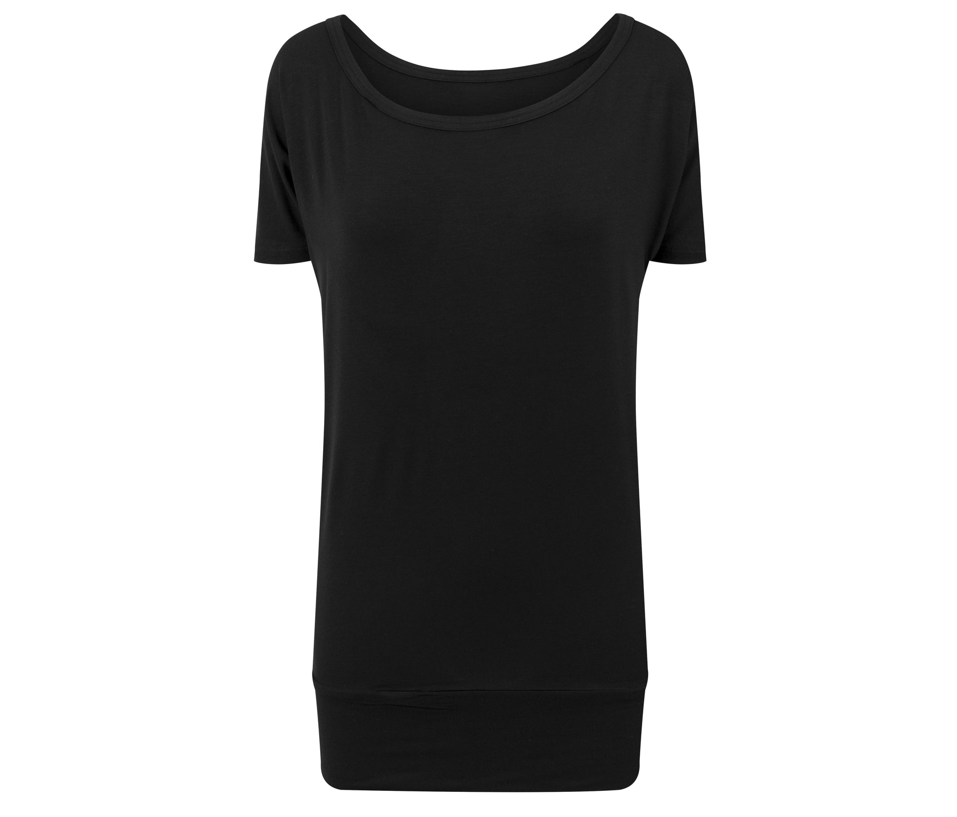 Tee-Shirt Femme en Viscose - Black