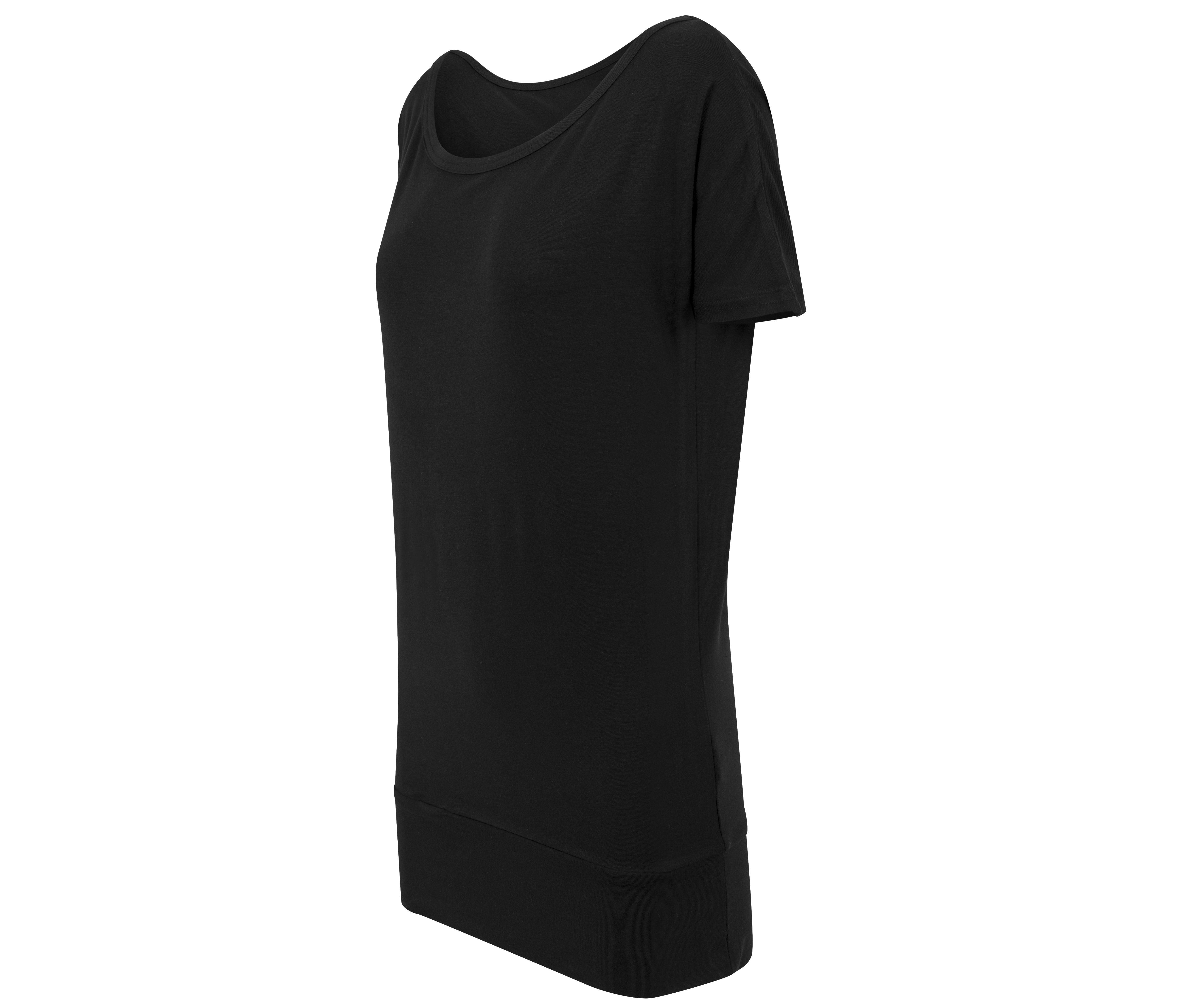 Tee-Shirt Femme en Viscose - Black