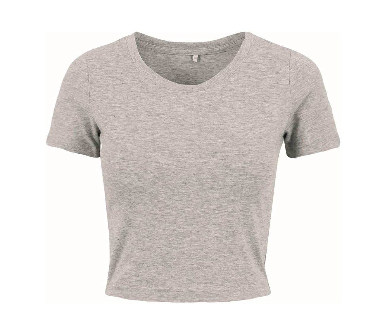 Tee-Shirt Femme "cropped" - Grey