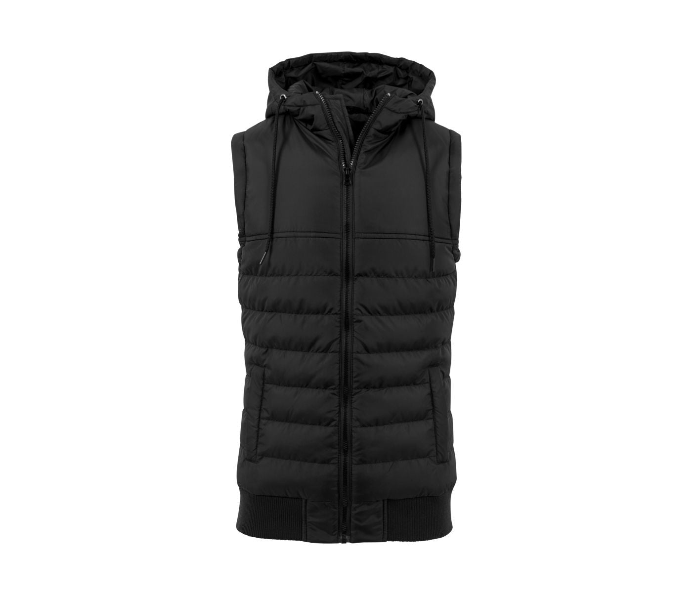 Bodywarmer à Capuche - Black/black